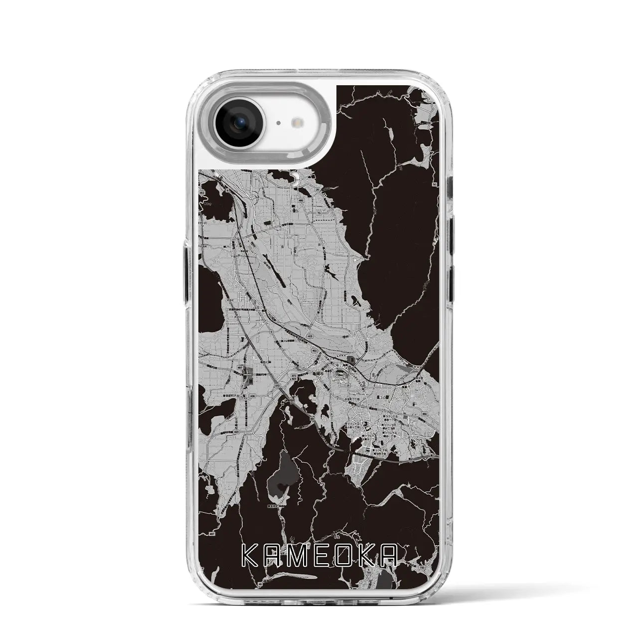 【亀岡(京都府)】地図柄iPhoneケース(MagSafeタイプ)