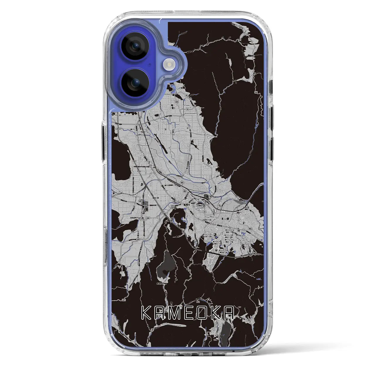 【亀岡(京都府)】地図柄iPhoneケース(MagSafeタイプ)