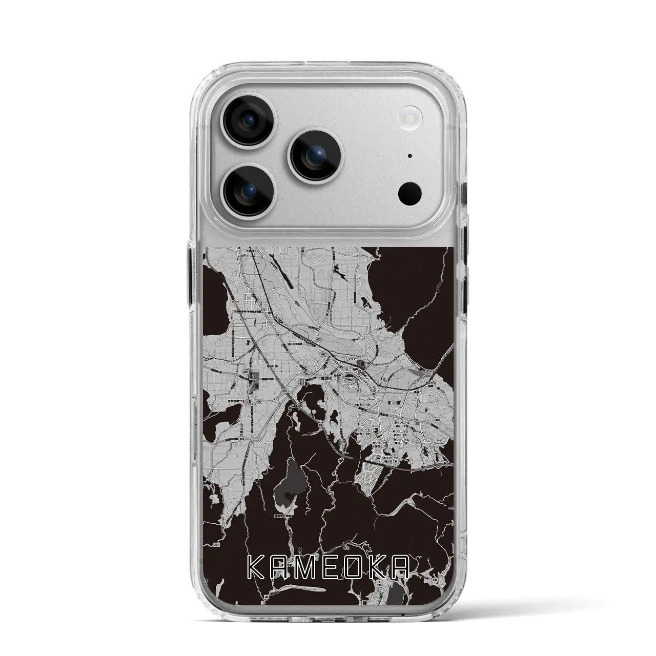 【亀岡(京都府)】地図柄iPhoneケース(MagSafeタイプ)