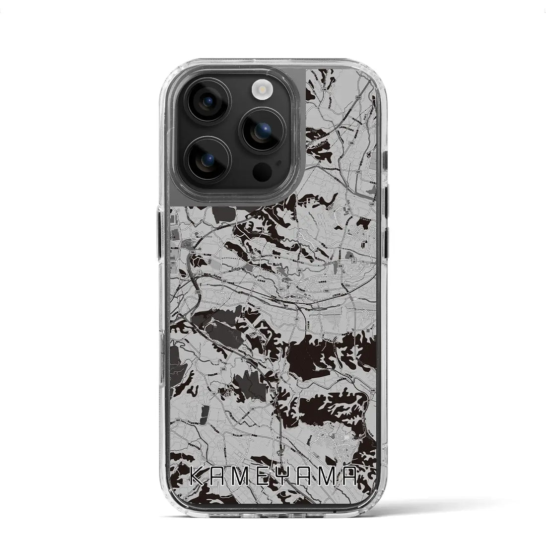 【亀山(三重県)】地図柄iPhoneケース(MagSafeタイプ)