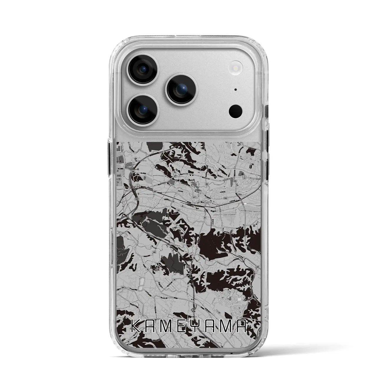 【亀山(三重県)】地図柄iPhoneケース(MagSafeタイプ)