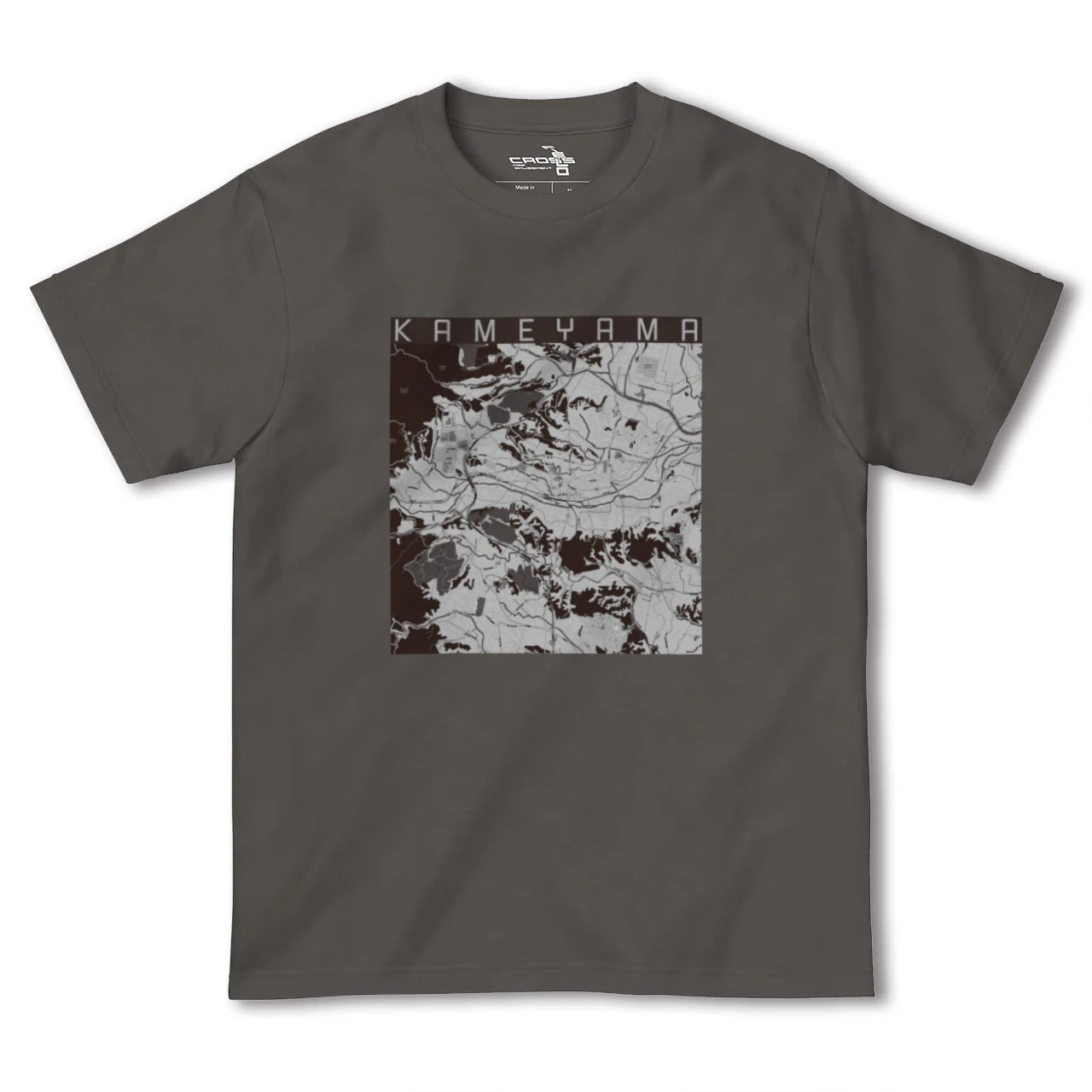 【亀山(三重県)】地図柄ヘビーウェイトTシャツ