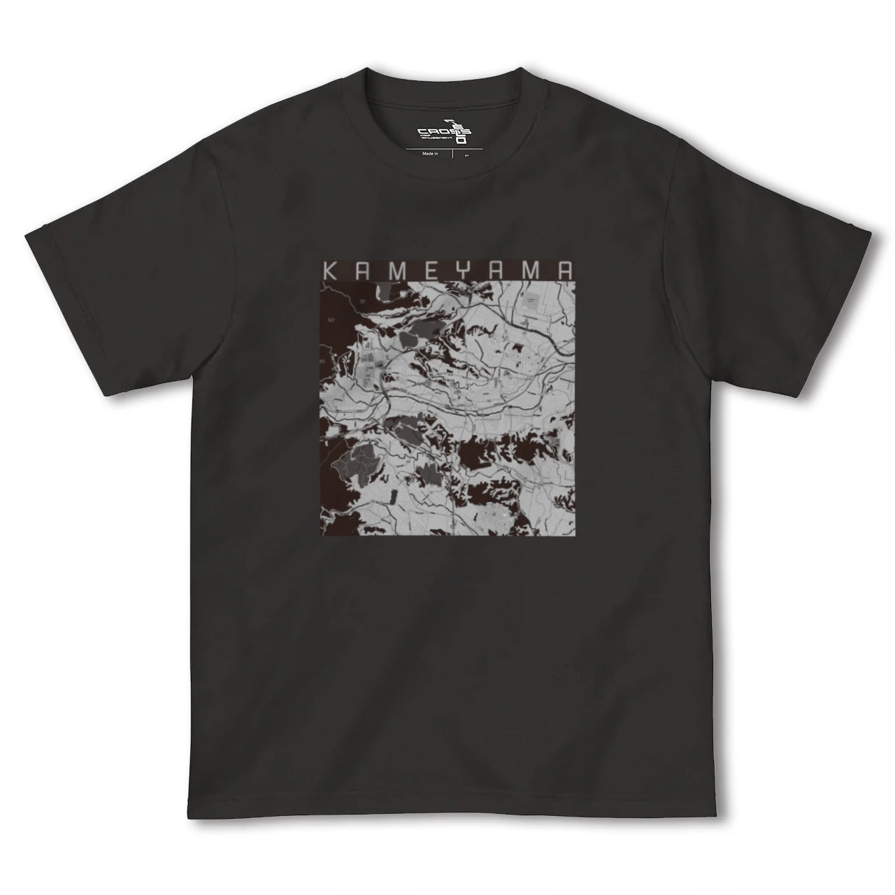 【亀山(三重県)】地図柄ヘビーウェイトTシャツ