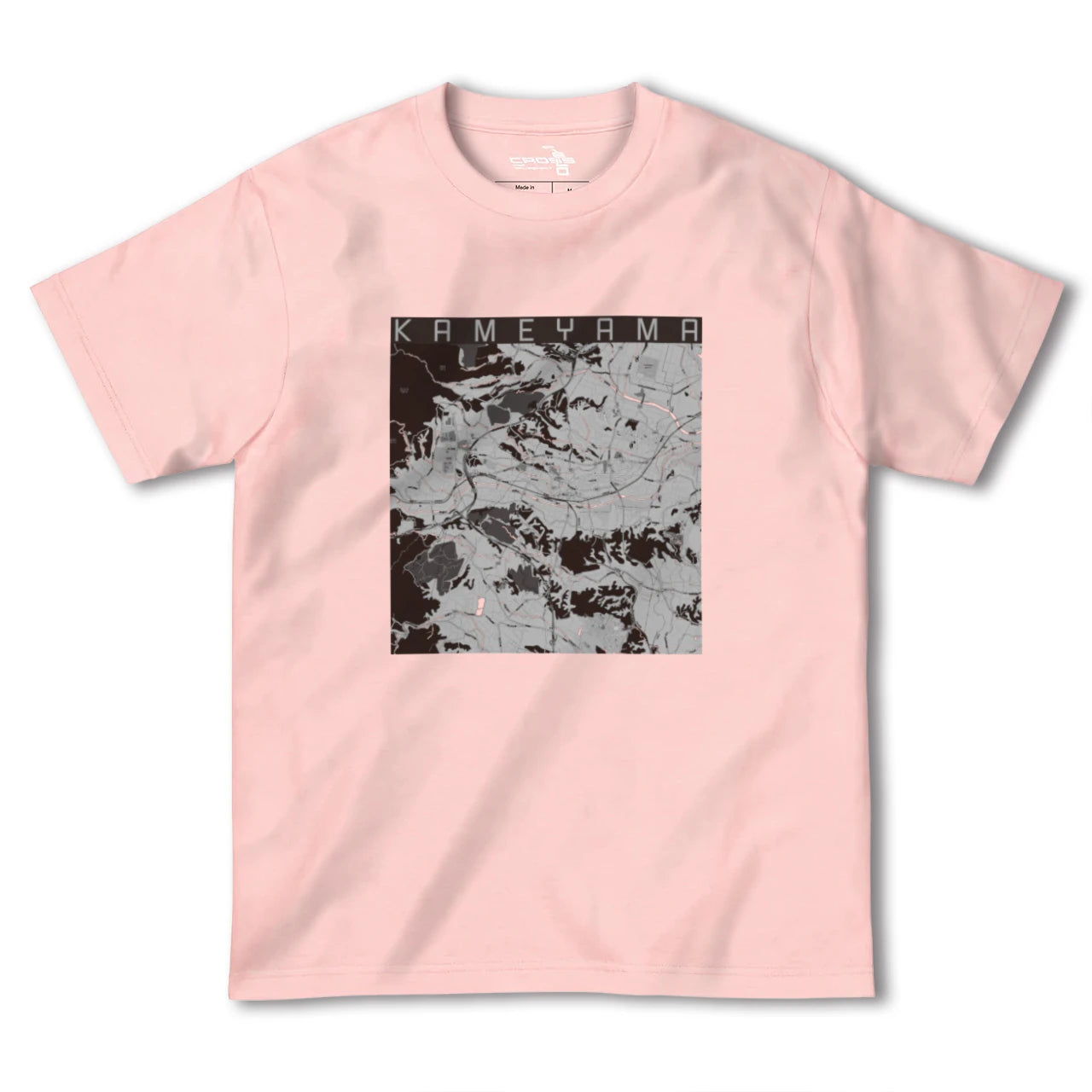 【亀山(三重県)】地図柄ヘビーウェイトTシャツ