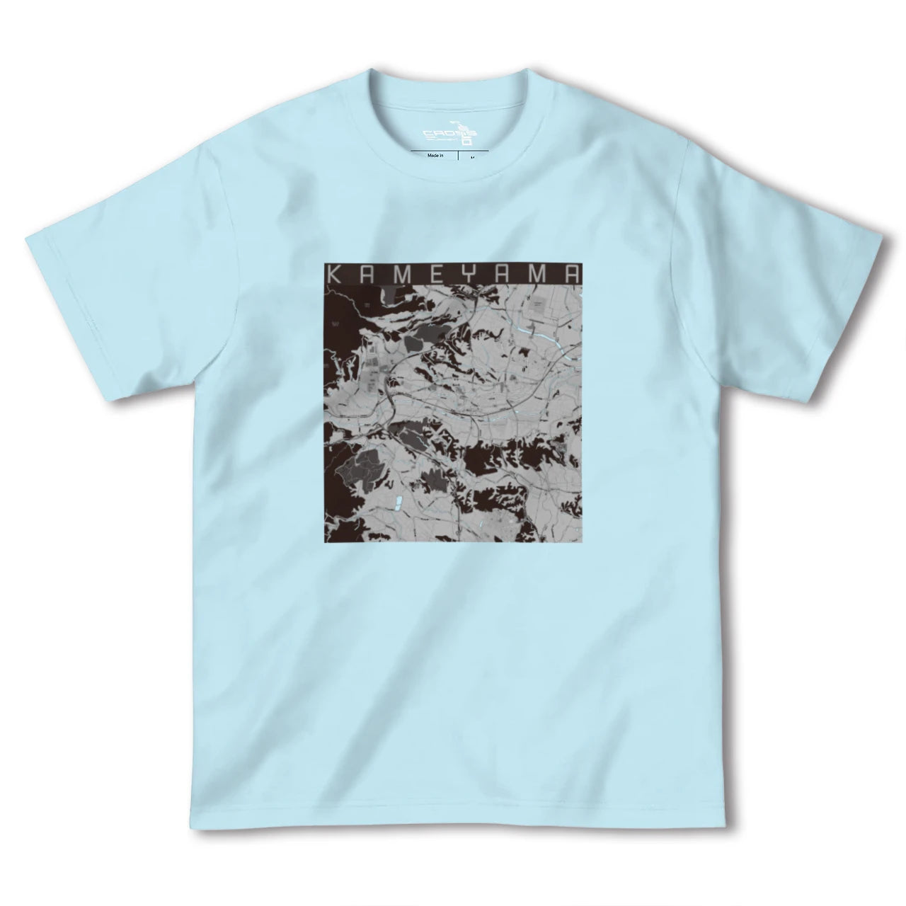 【亀山(三重県)】地図柄ヘビーウェイトTシャツ