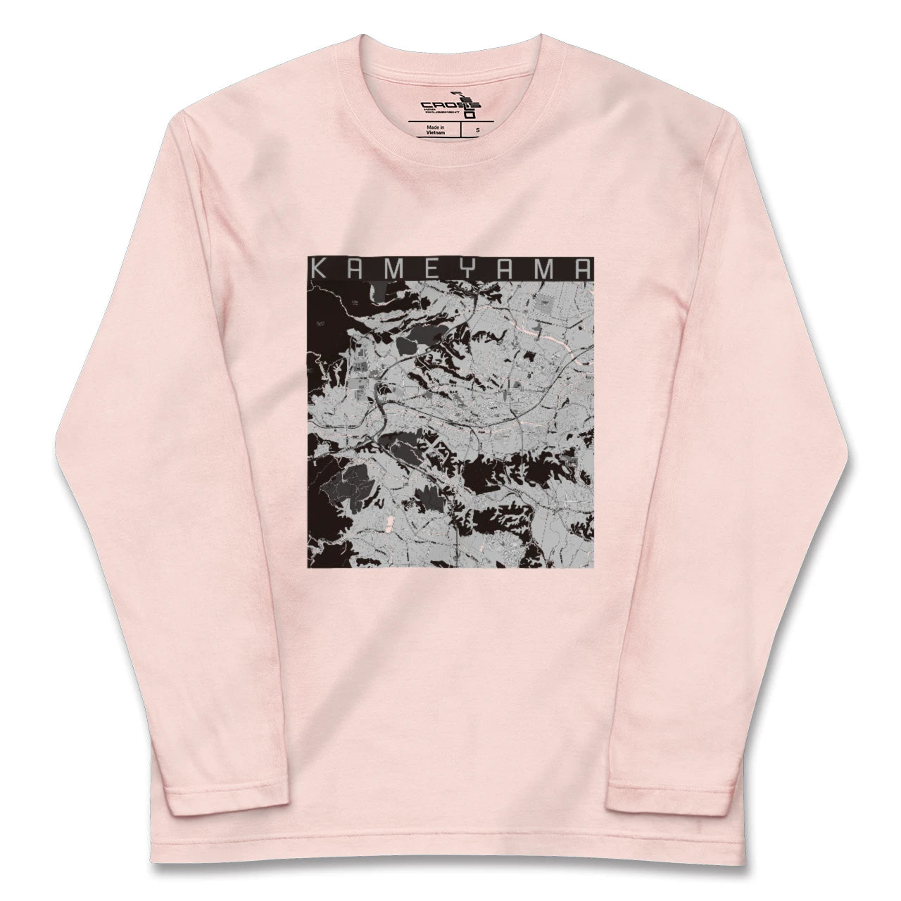 【亀山(三重県)】地図柄ロングスリーブTシャツ