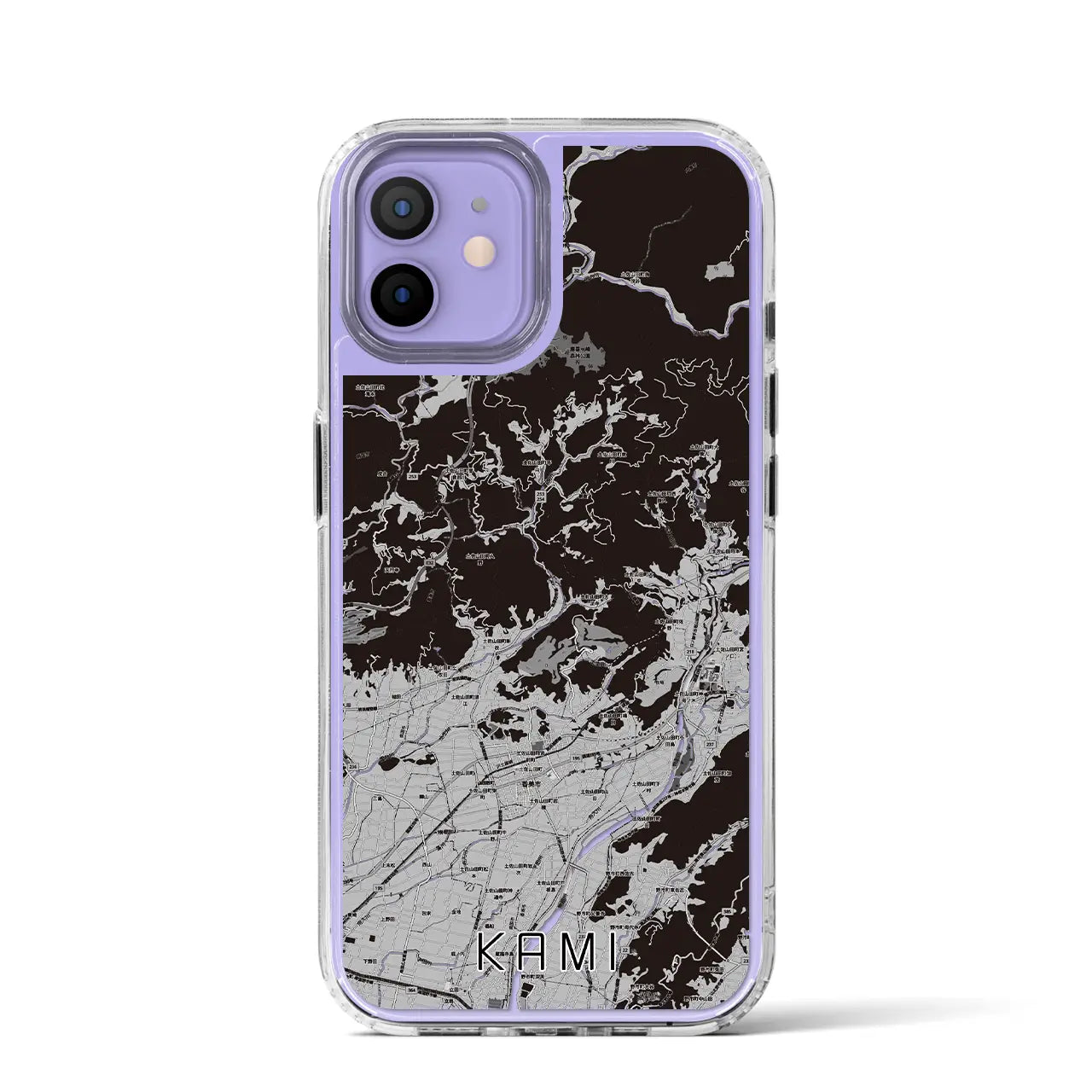 【香美(高知県)】地図柄iPhoneケース(MagSafeタイプ)