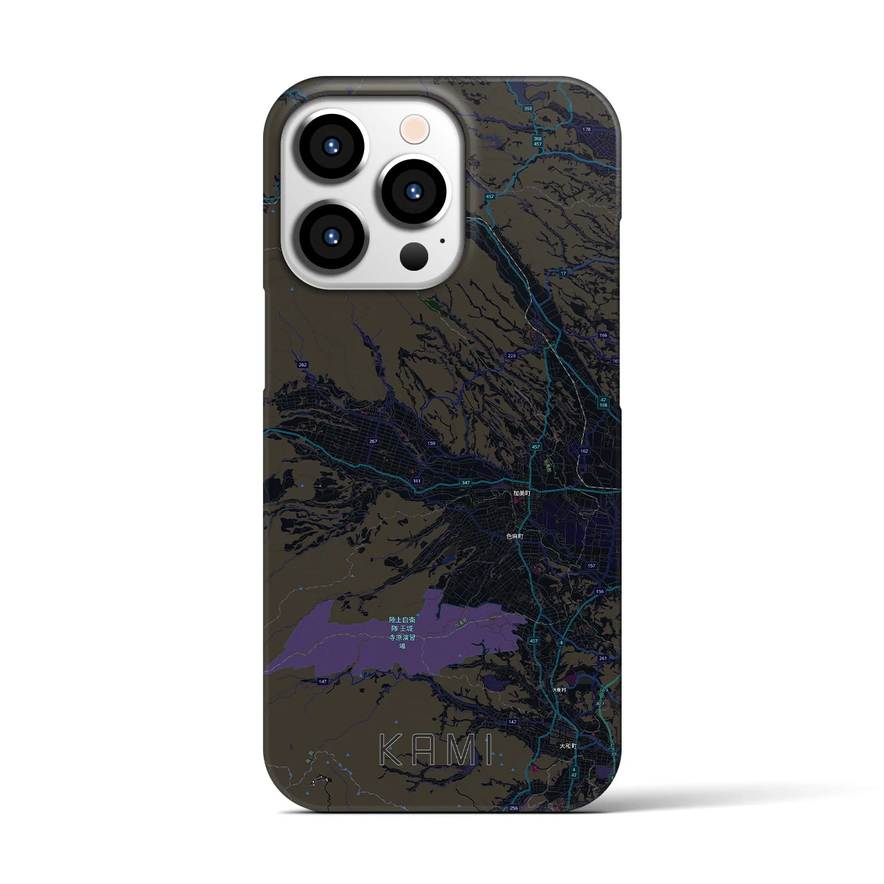 【加美(宮城県)】地図柄iPhoneケース(バックカバータイプ)