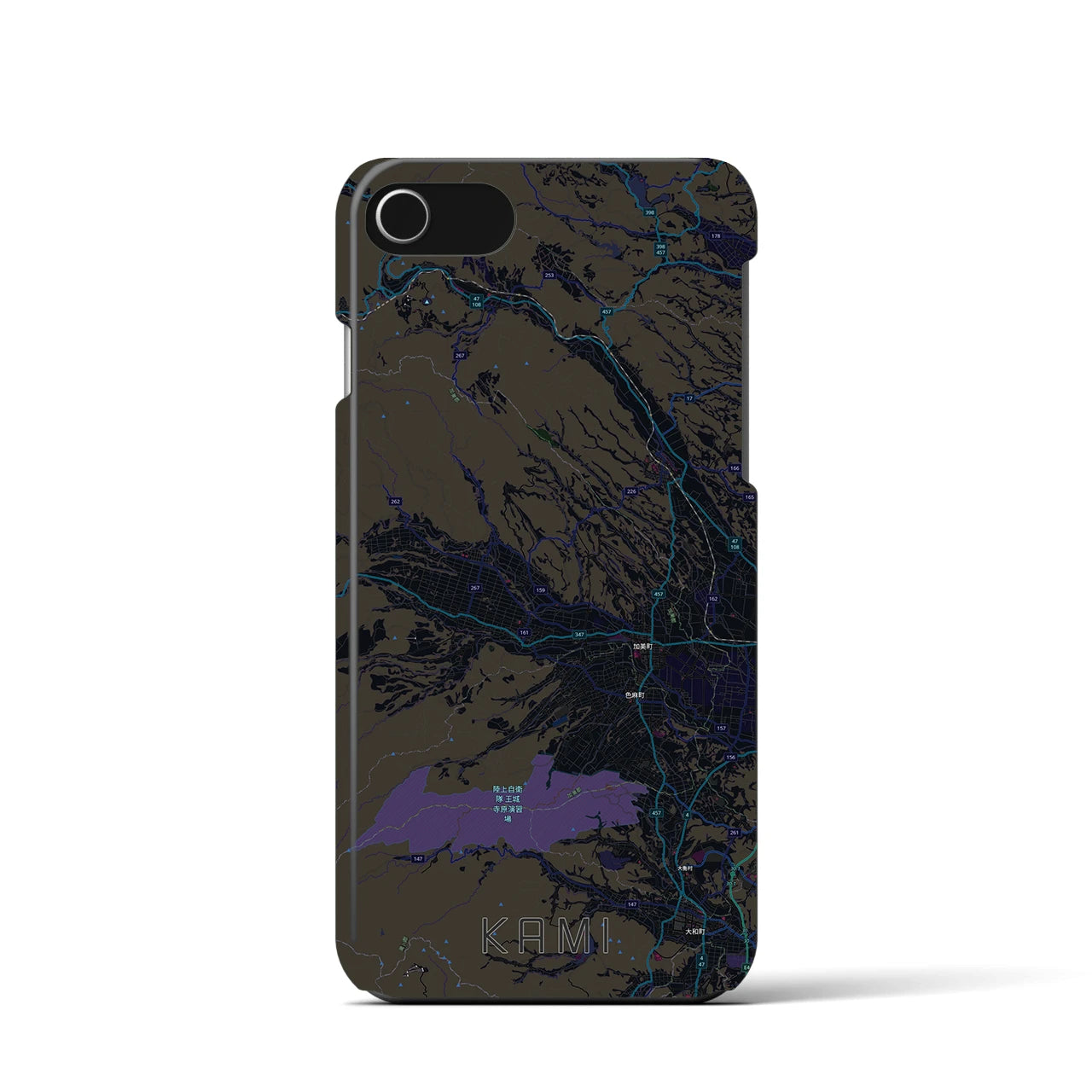 【加美(宮城県)】地図柄iPhoneケース(バックカバータイプ)