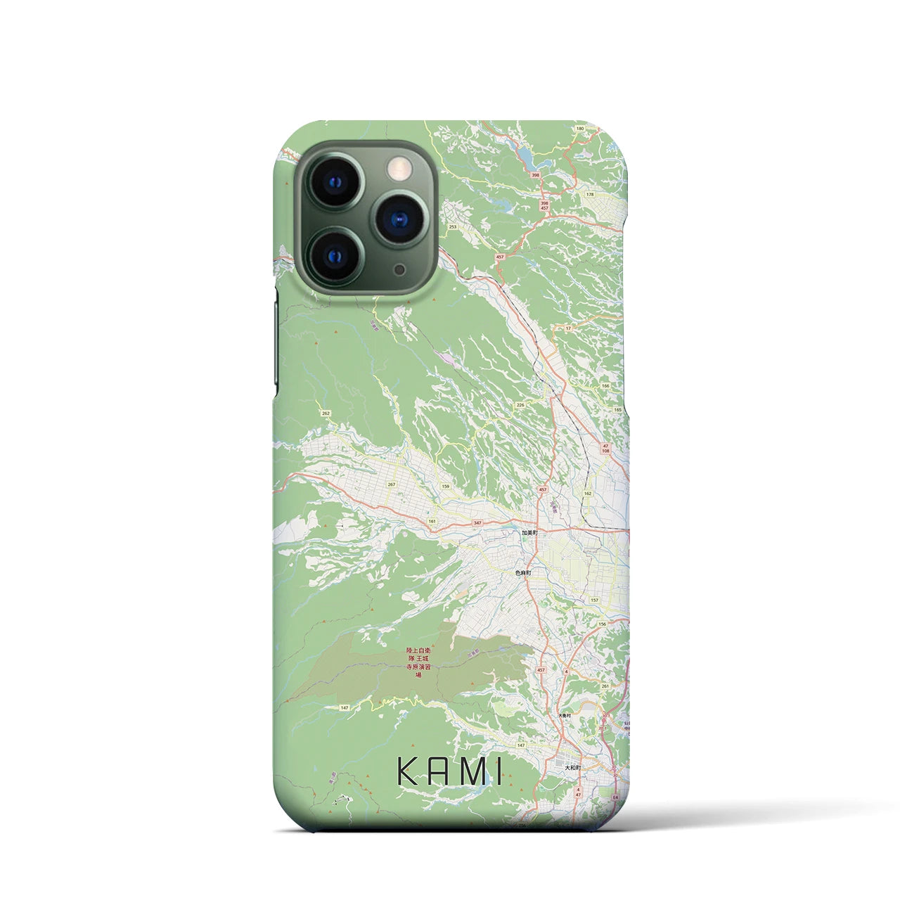 【加美(宮城県)】地図柄iPhoneケース(バックカバータイプ)