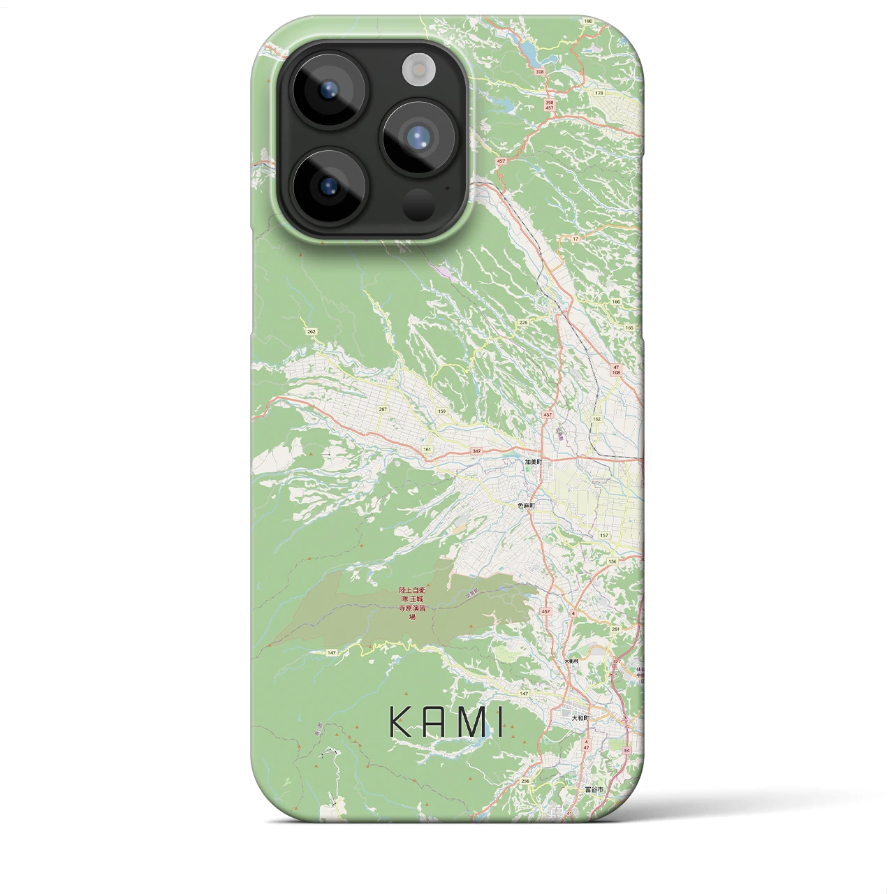 【加美(宮城県)】地図柄iPhoneケース(バックカバータイプ)