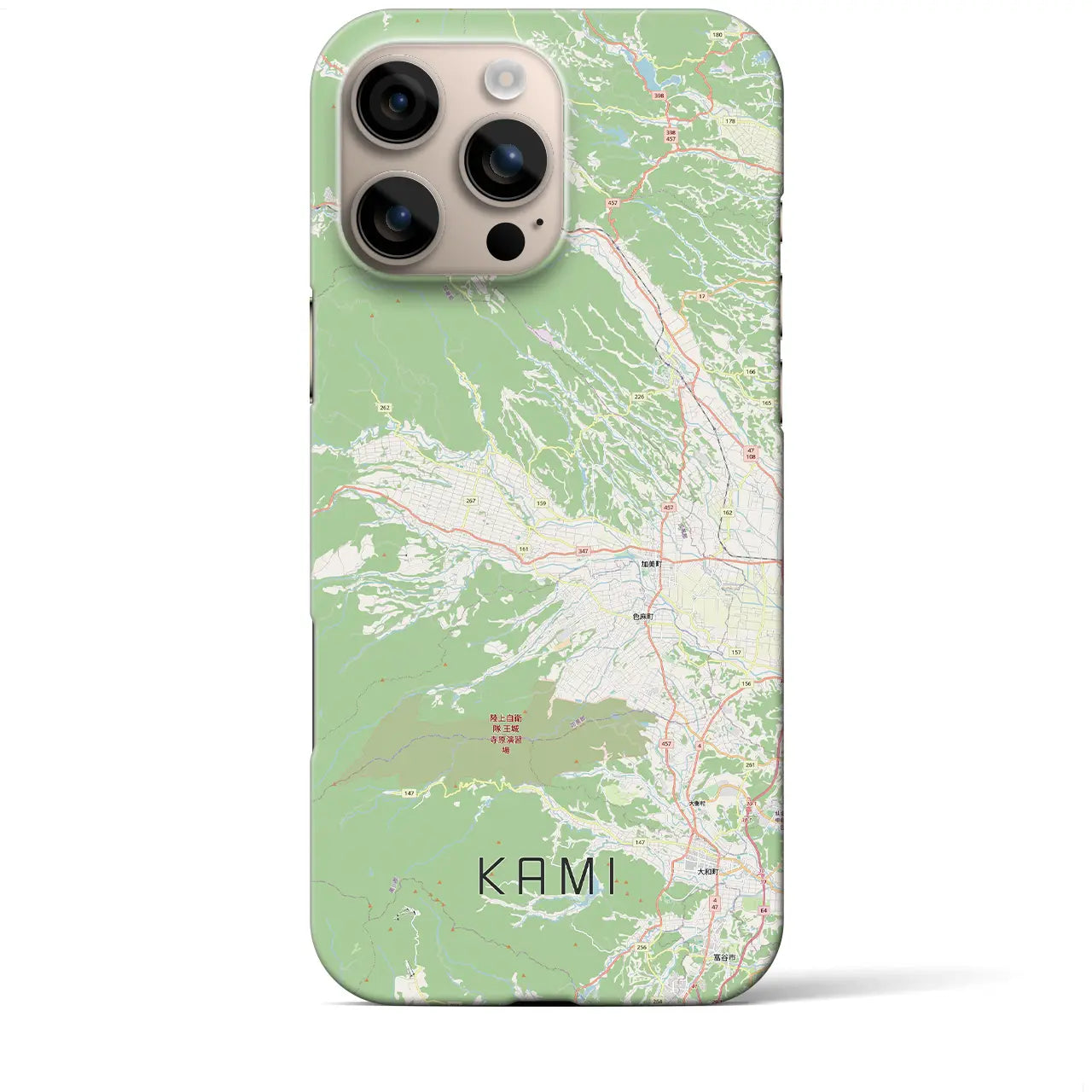 【加美(宮城県)】地図柄iPhoneケース(バックカバータイプ)