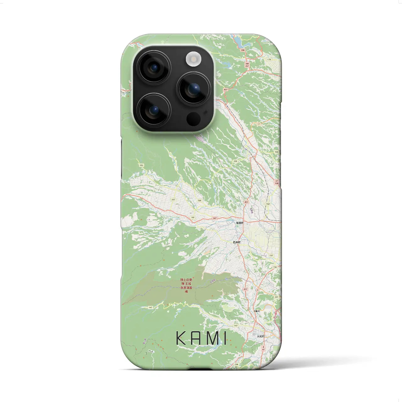【加美(宮城県)】地図柄iPhoneケース(バックカバータイプ)
