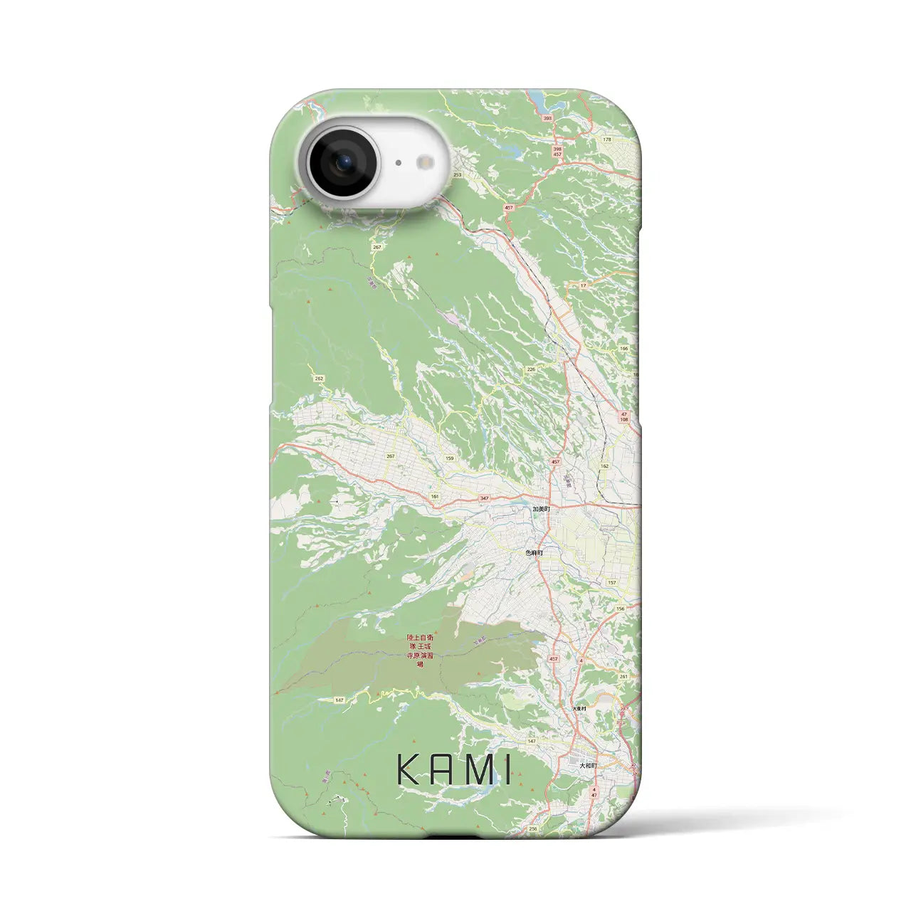 【加美(宮城県)】地図柄iPhoneケース(バックカバータイプ)