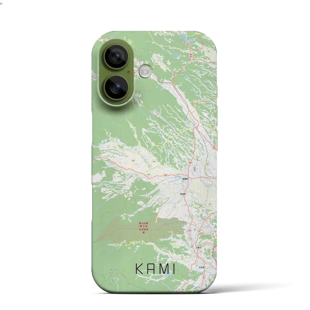 【加美(宮城県)】地図柄iPhoneケース(バックカバータイプ)