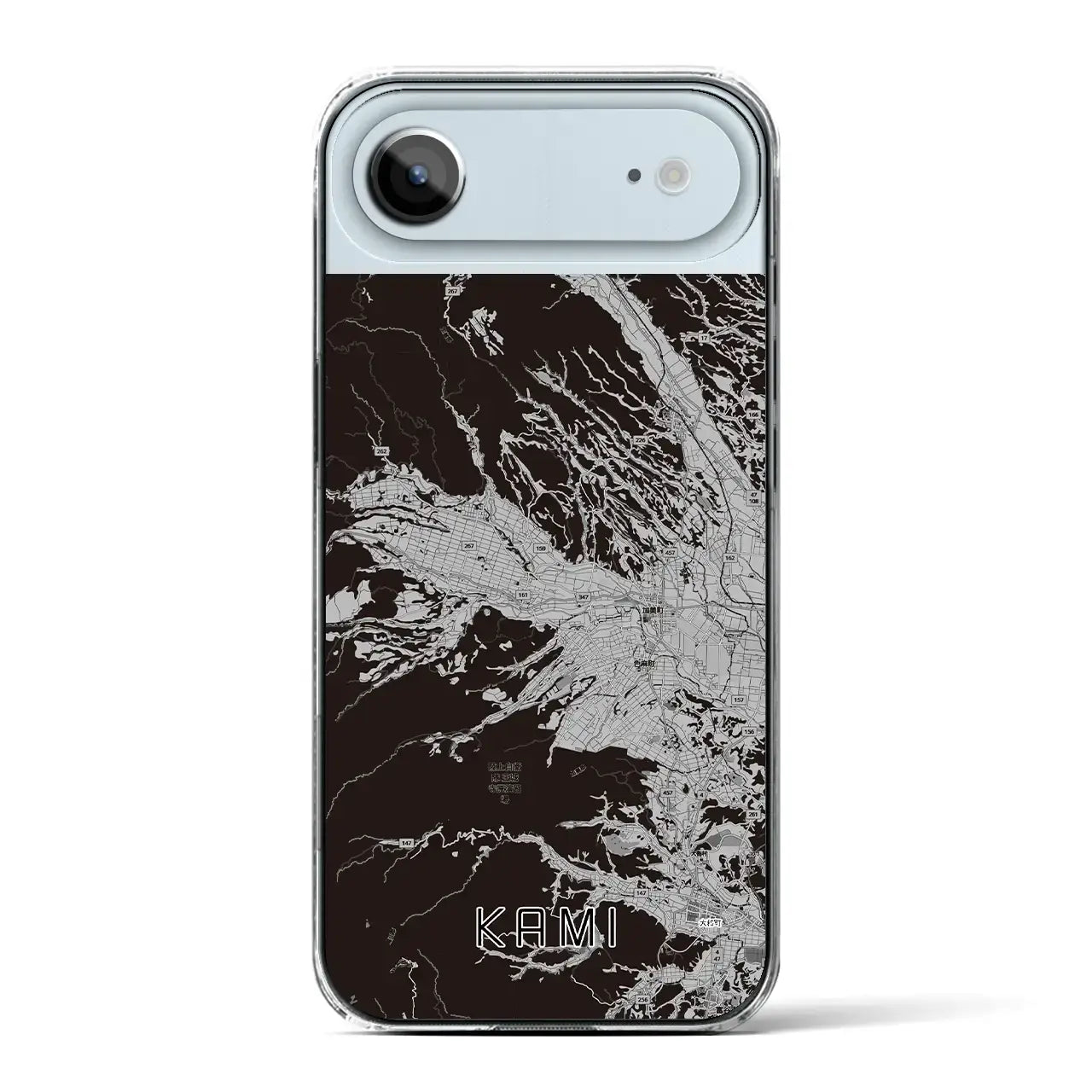 【加美(宮城県)】地図柄iPhoneケース(クリアタイプ)