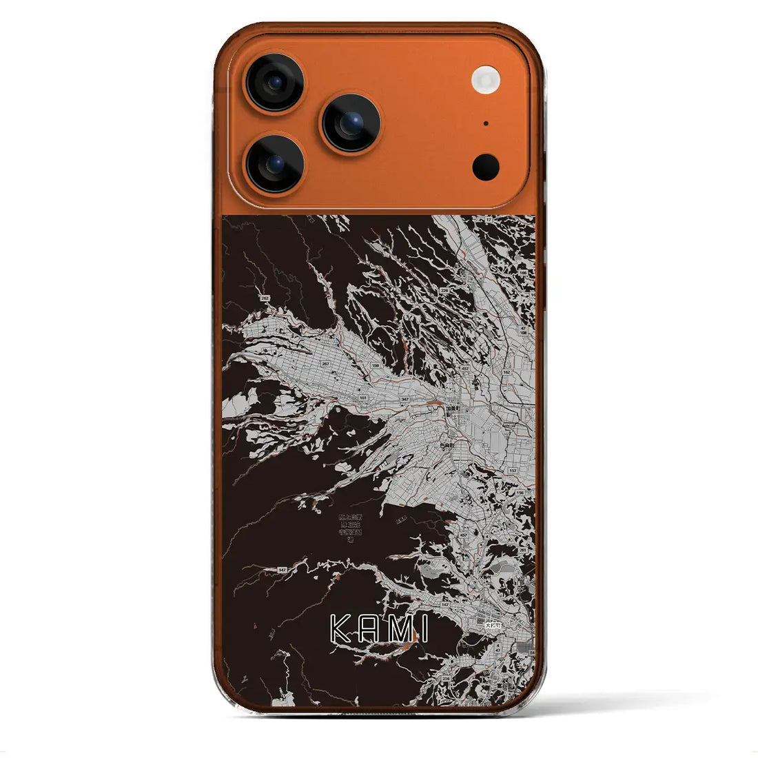 【加美(宮城県)】地図柄iPhoneケース(クリアタイプ)