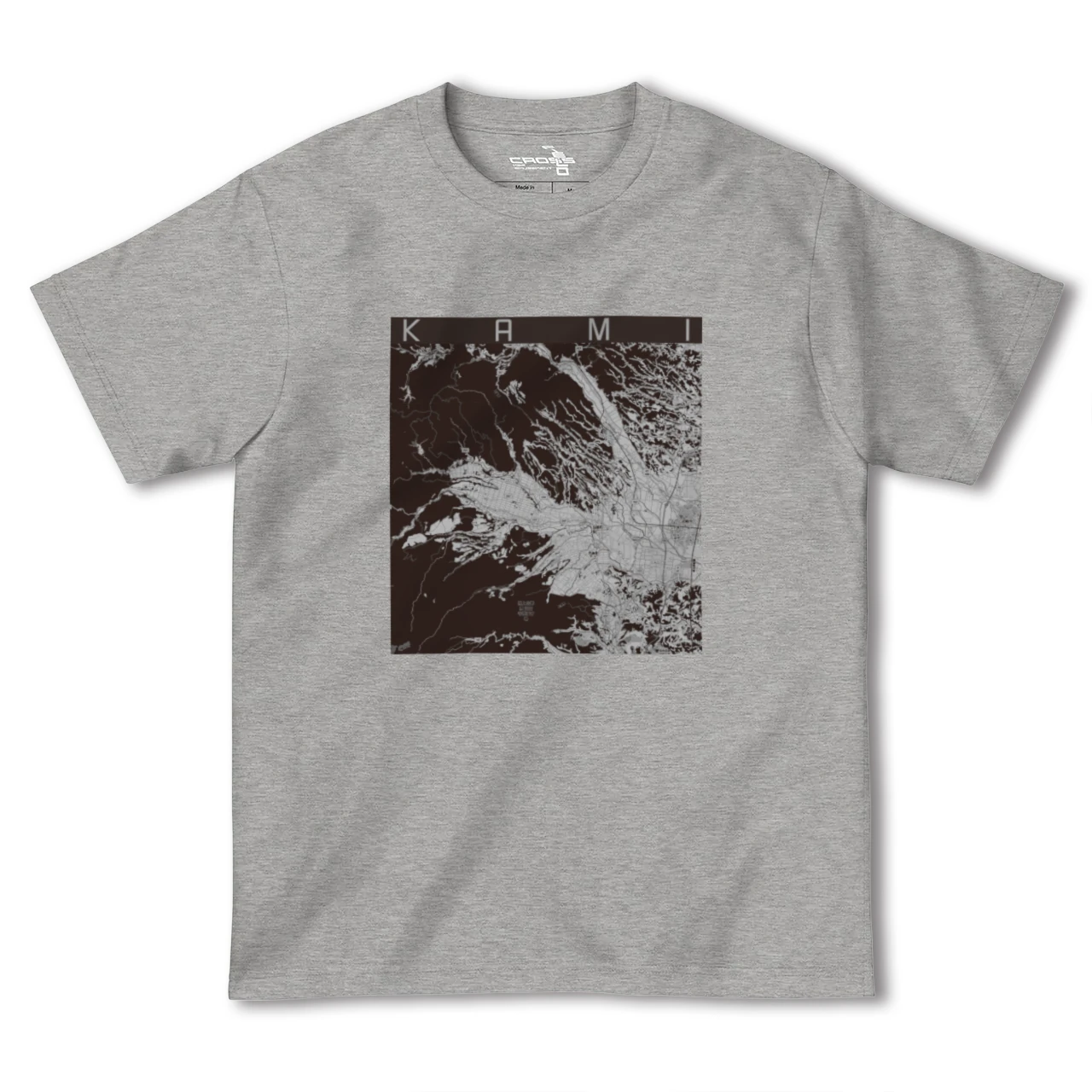 【加美(宮城県)】地図柄ヘビーウェイトTシャツ