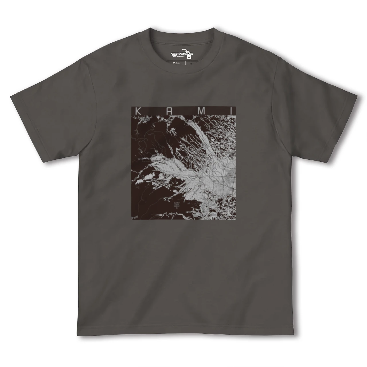 【加美(宮城県)】地図柄ヘビーウェイトTシャツ