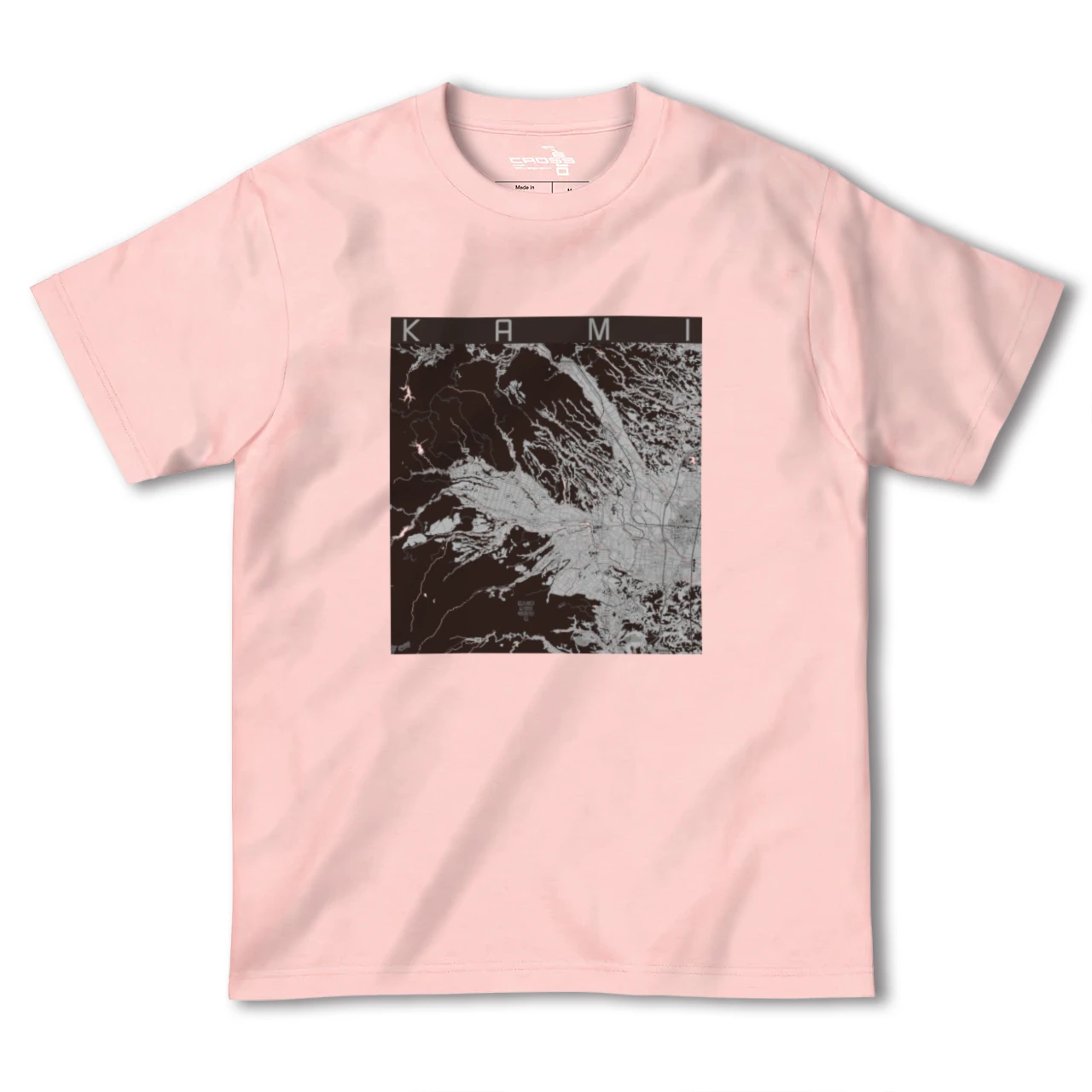 【加美(宮城県)】地図柄ヘビーウェイトTシャツ