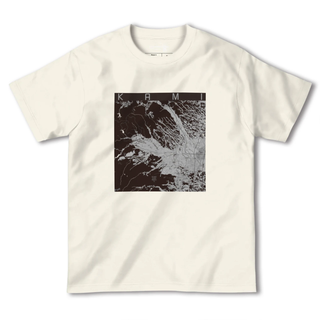 【加美(宮城県)】地図柄ヘビーウェイトTシャツ