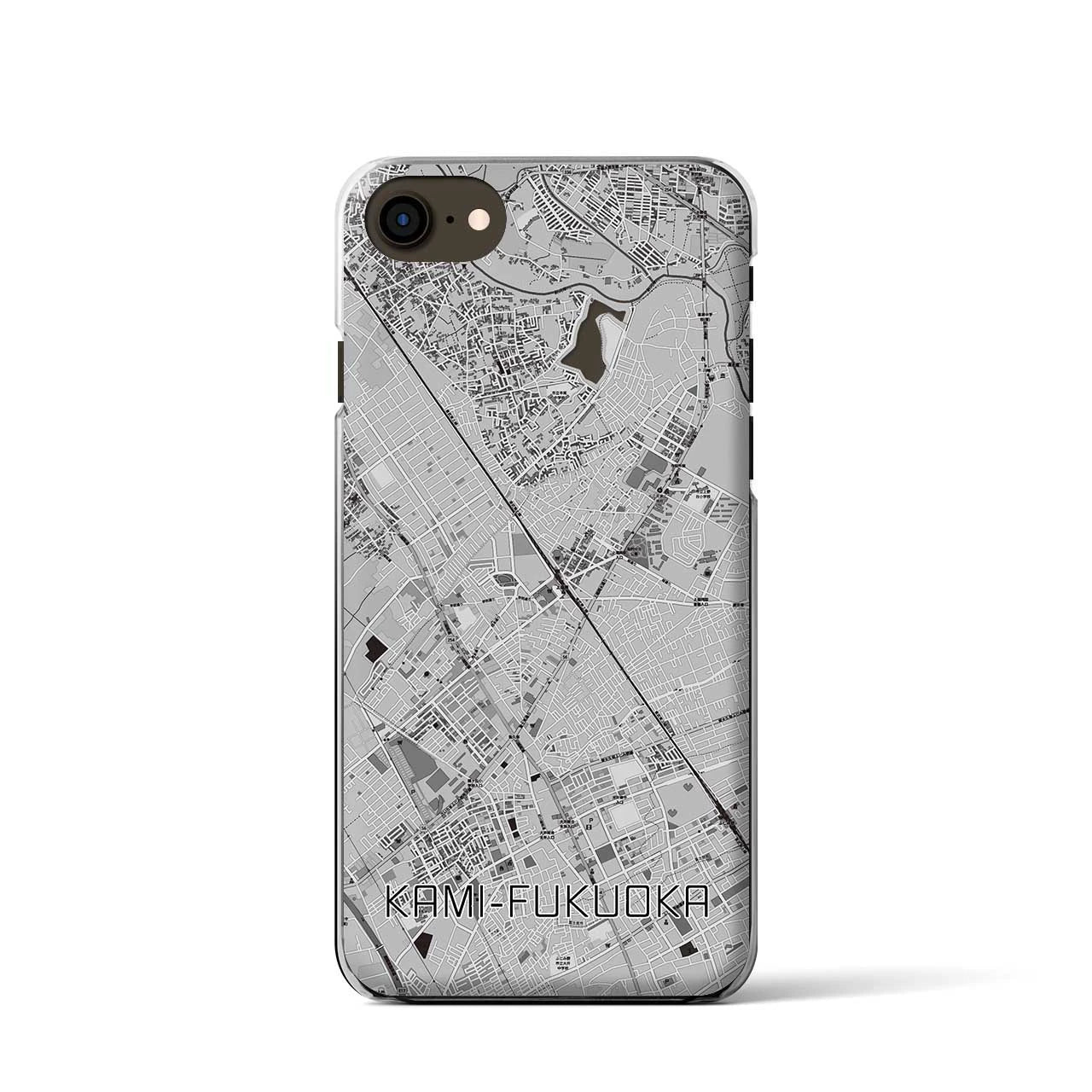 【上福岡(埼玉県)】地図柄iPhoneケース(クリアタイプ)