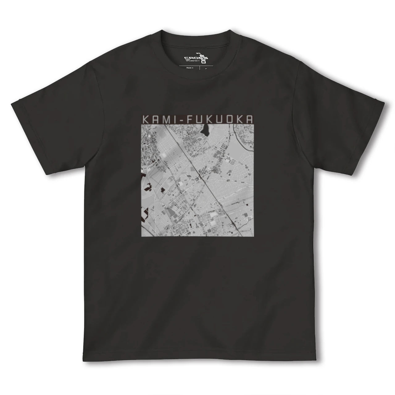 【上福岡(埼玉県)】地図柄ヘビーウェイトTシャツ