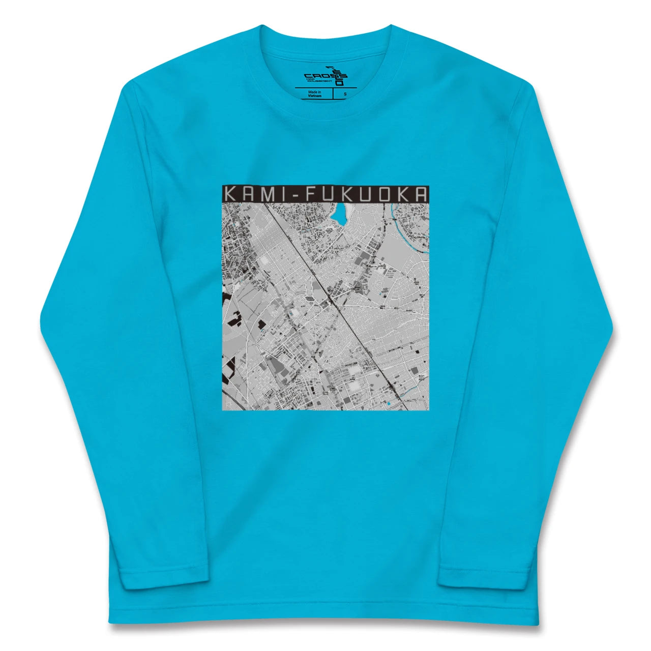 【上福岡(埼玉県)】地図柄ロングスリーブTシャツ