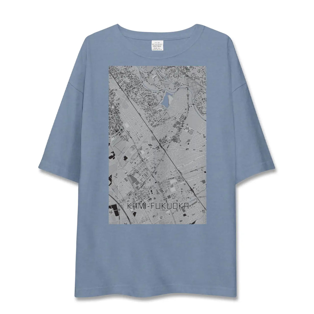 【上福岡(埼玉県)】地図柄ビッグシルエットTシャツ