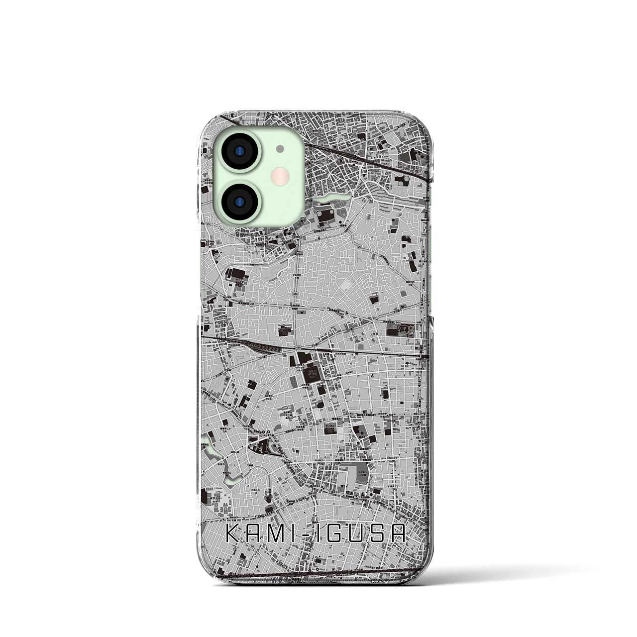 【上井草(東京都)】地図柄iPhoneケース(クリアタイプ)