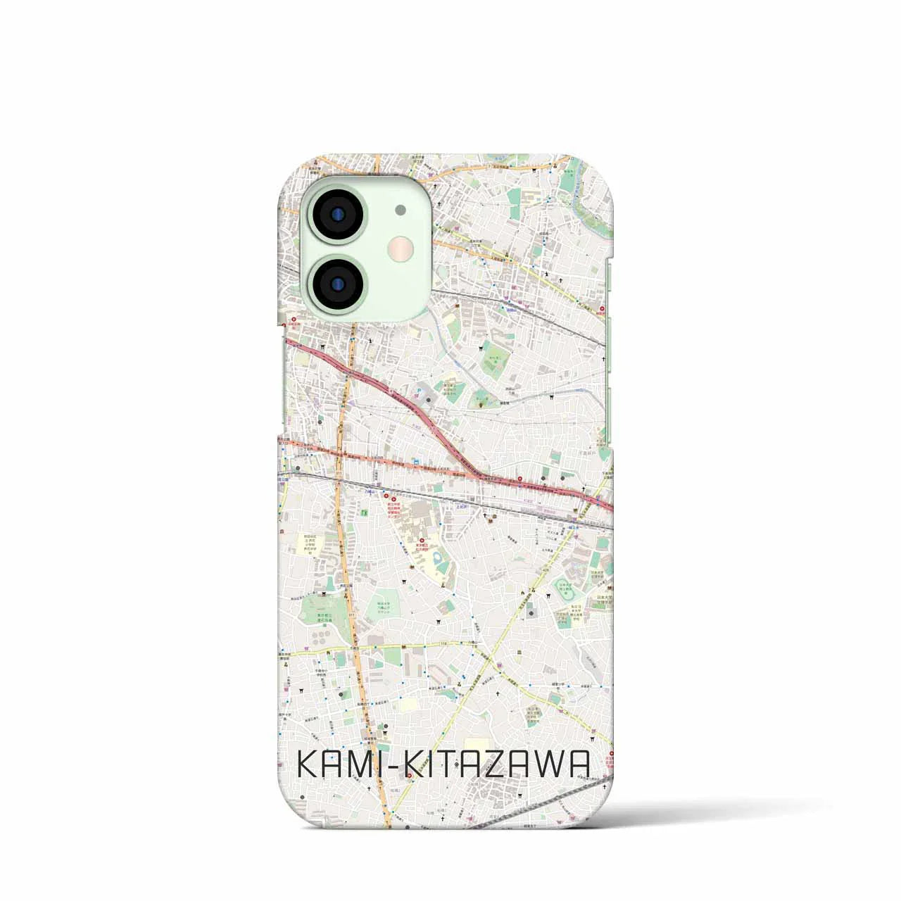 【上北沢(東京都)】地図柄iPhoneケース(バックカバータイプ)
