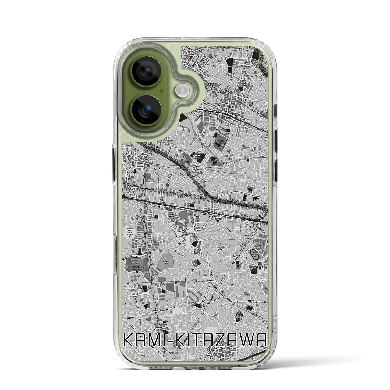 【上北沢(東京都)】地図柄iPhoneケース(MagSafeタイプ)