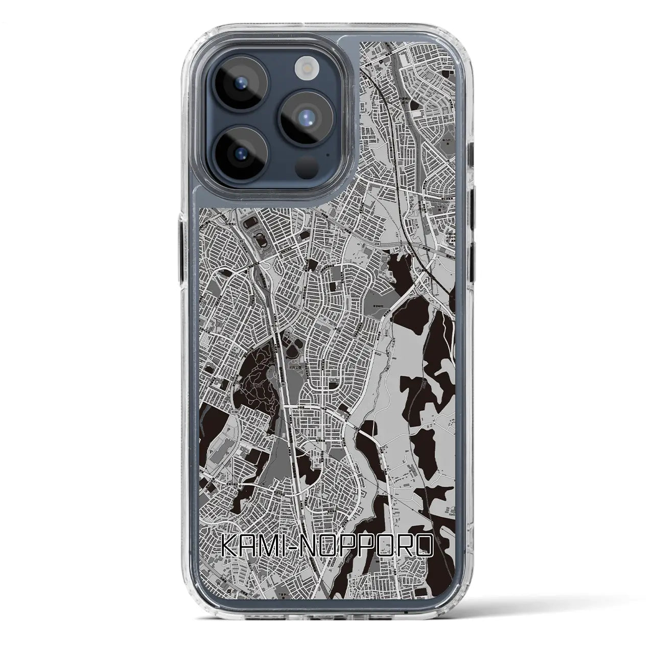 【上野幌(北海道)】地図柄iPhoneケース(MagSafeタイプ)