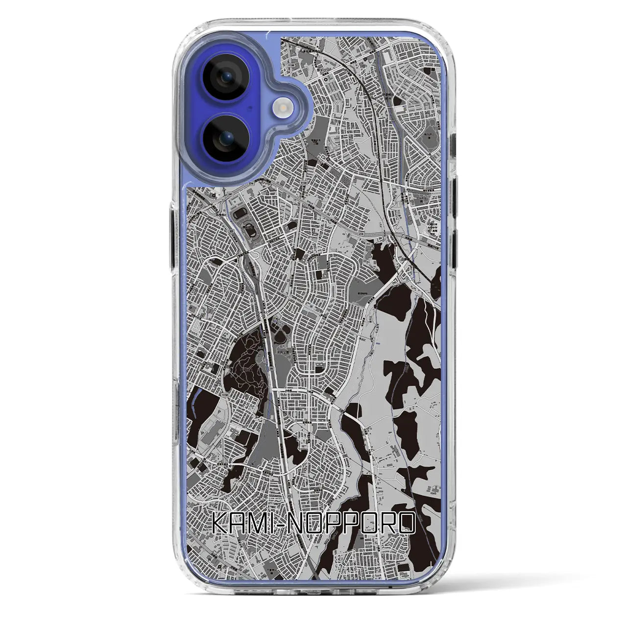 【上野幌(北海道)】地図柄iPhoneケース(MagSafeタイプ)