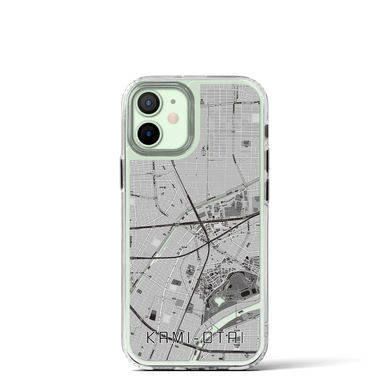 【上小田井(愛知県)】地図柄iPhoneケース(MagSafeタイプ)