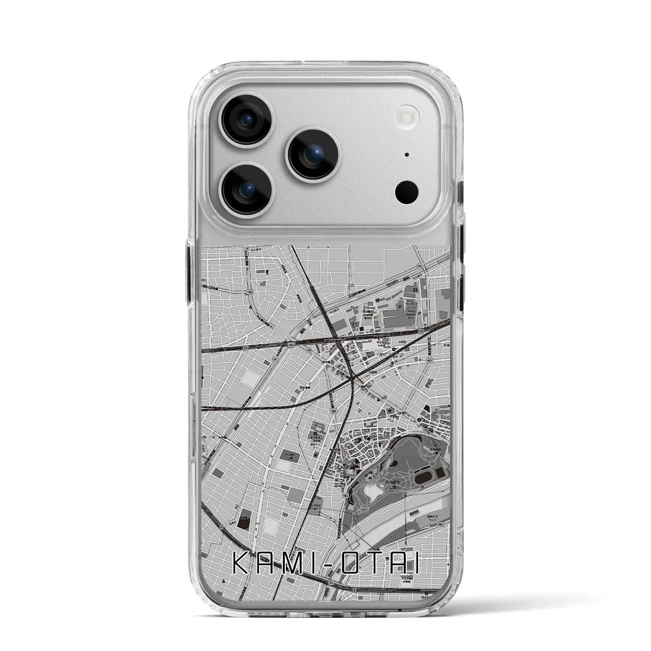 【上小田井(愛知県)】地図柄iPhoneケース(MagSafeタイプ)