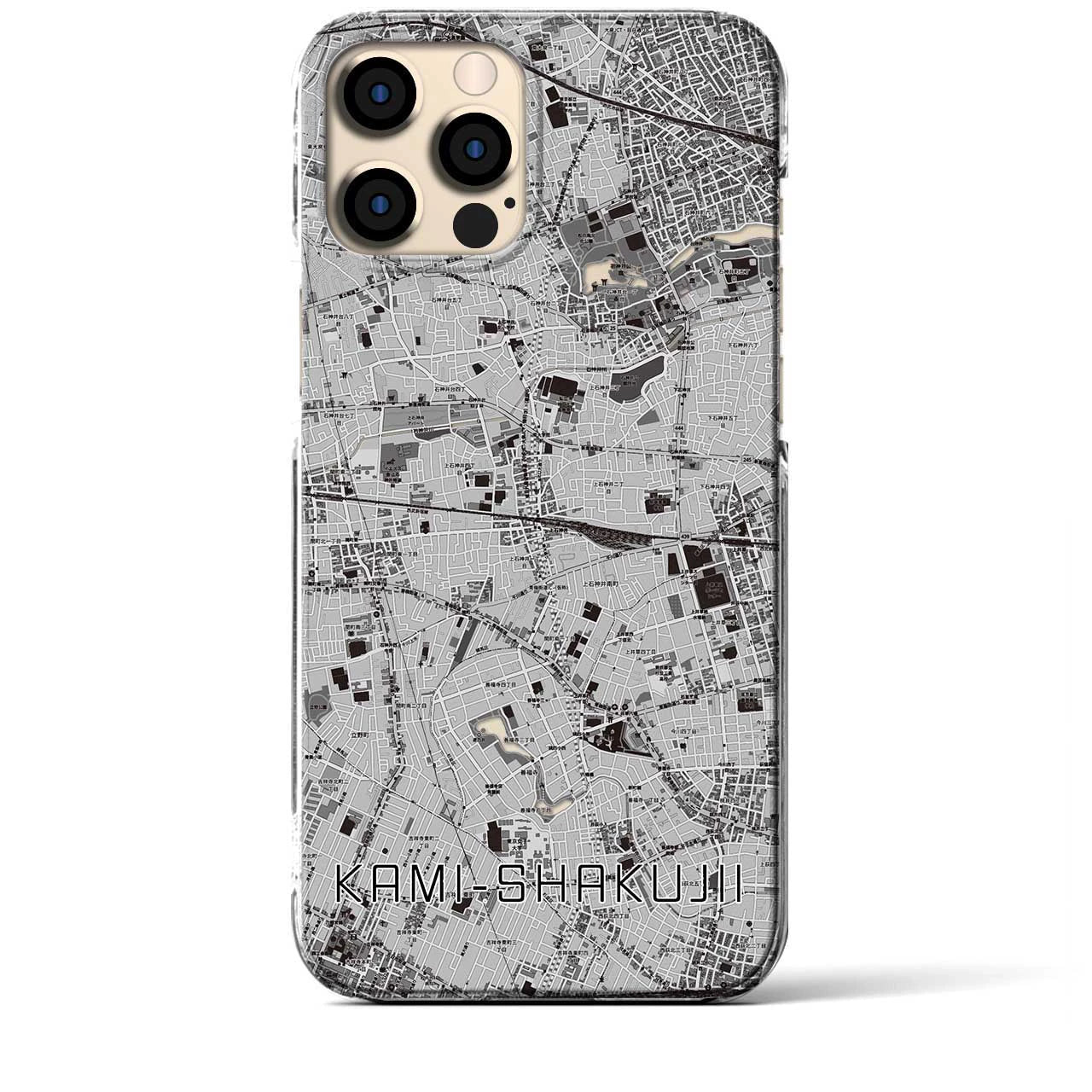 【上石神井(東京都)】地図柄iPhoneケース(クリアタイプ)