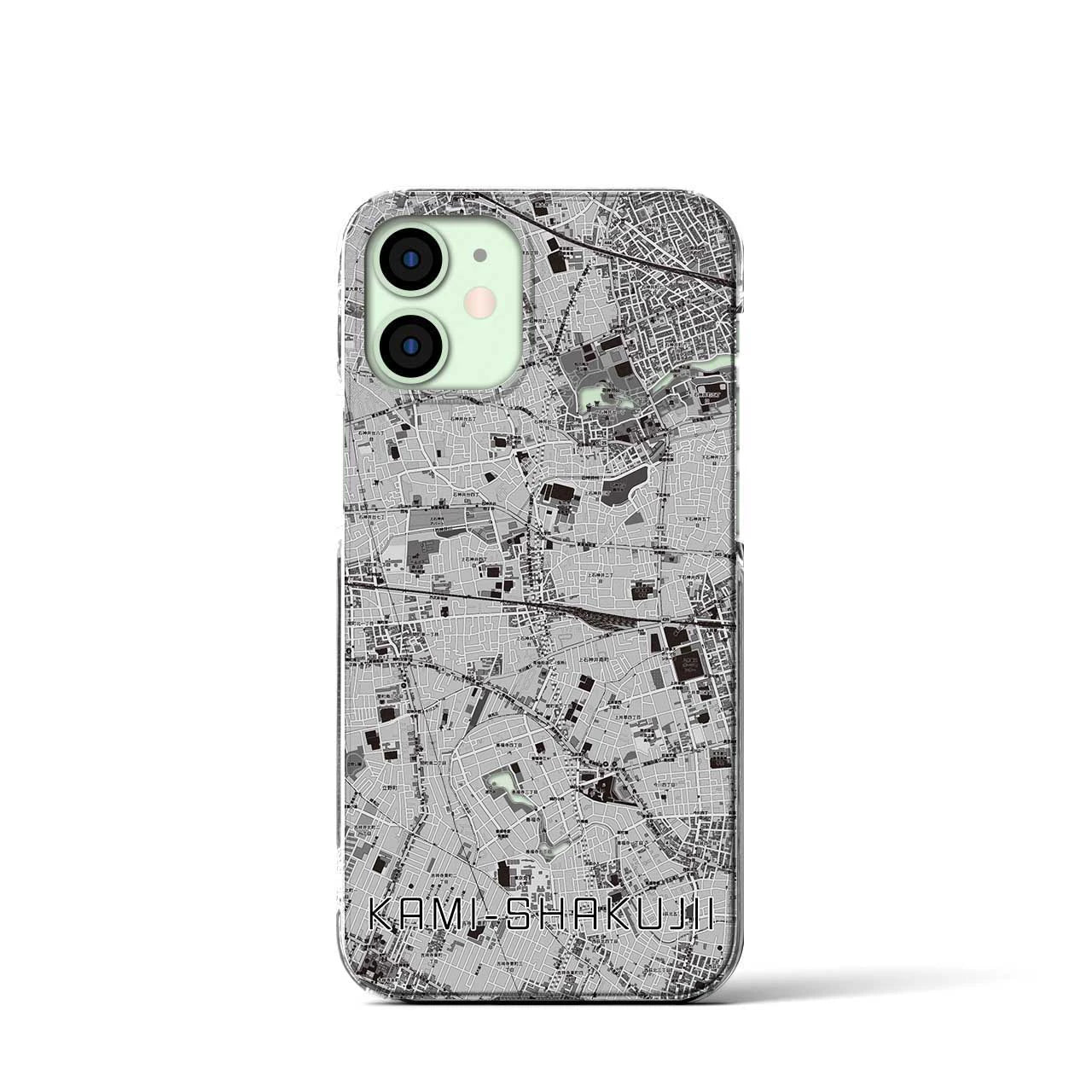 【上石神井(東京都)】地図柄iPhoneケース(クリアタイプ)