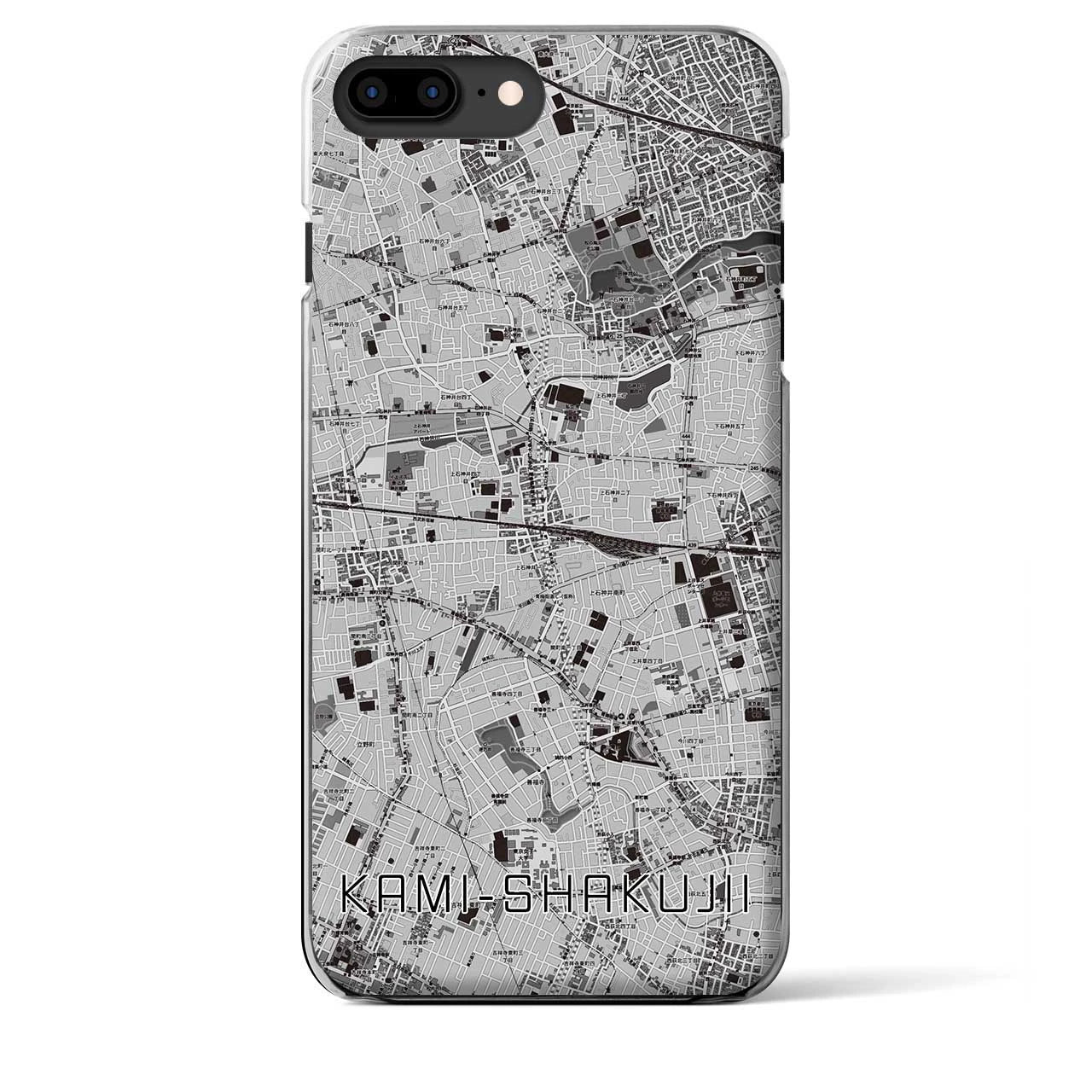 【上石神井(東京都)】地図柄iPhoneケース(クリアタイプ)