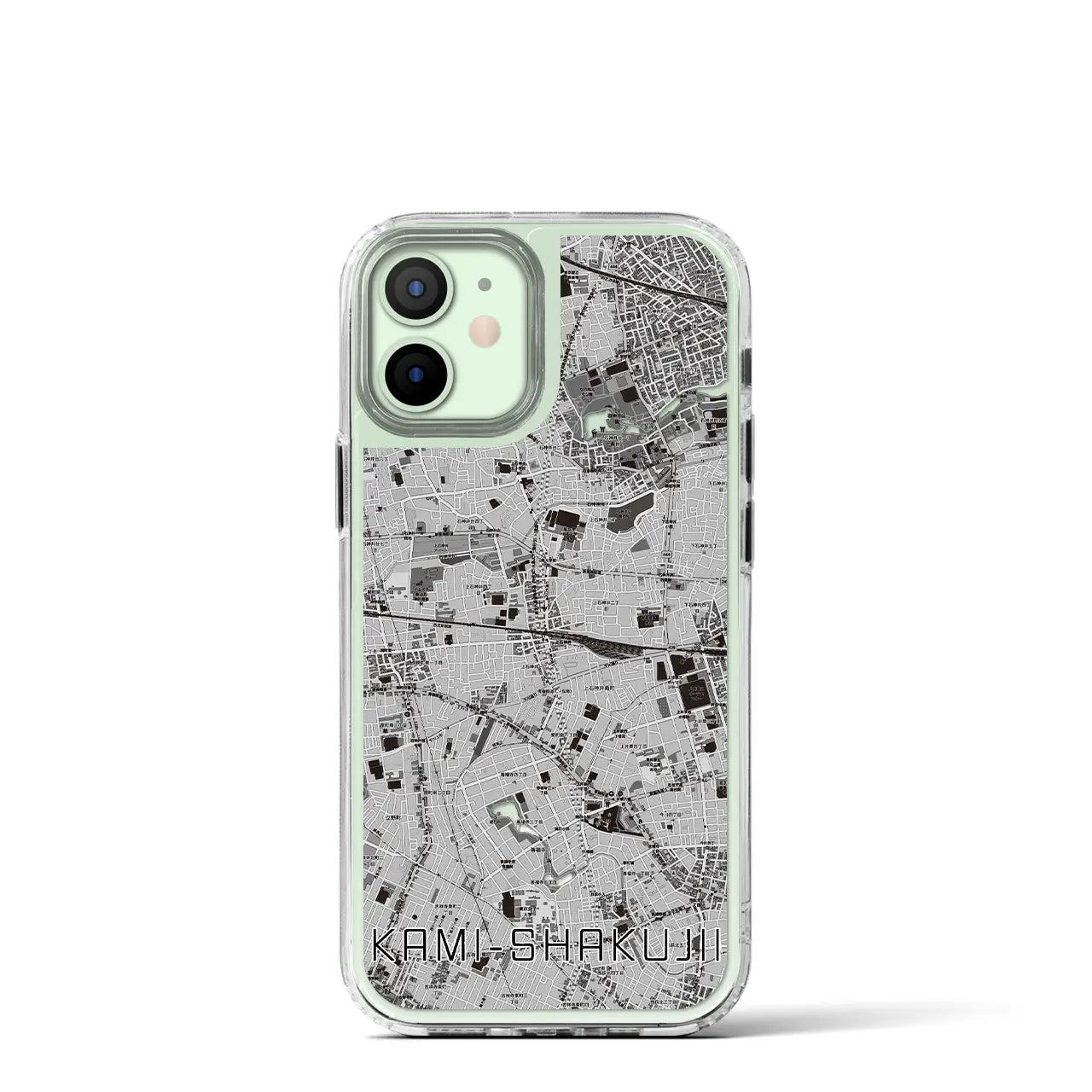 【上石神井(東京都)】地図柄iPhoneケース(MagSafeタイプ)