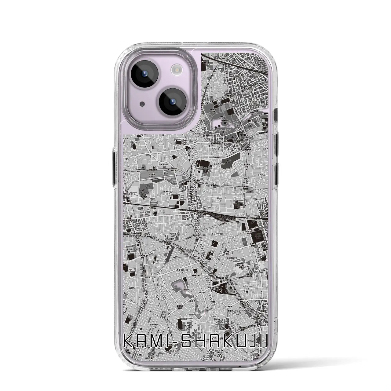 【上石神井(東京都)】地図柄iPhoneケース(MagSafeタイプ)