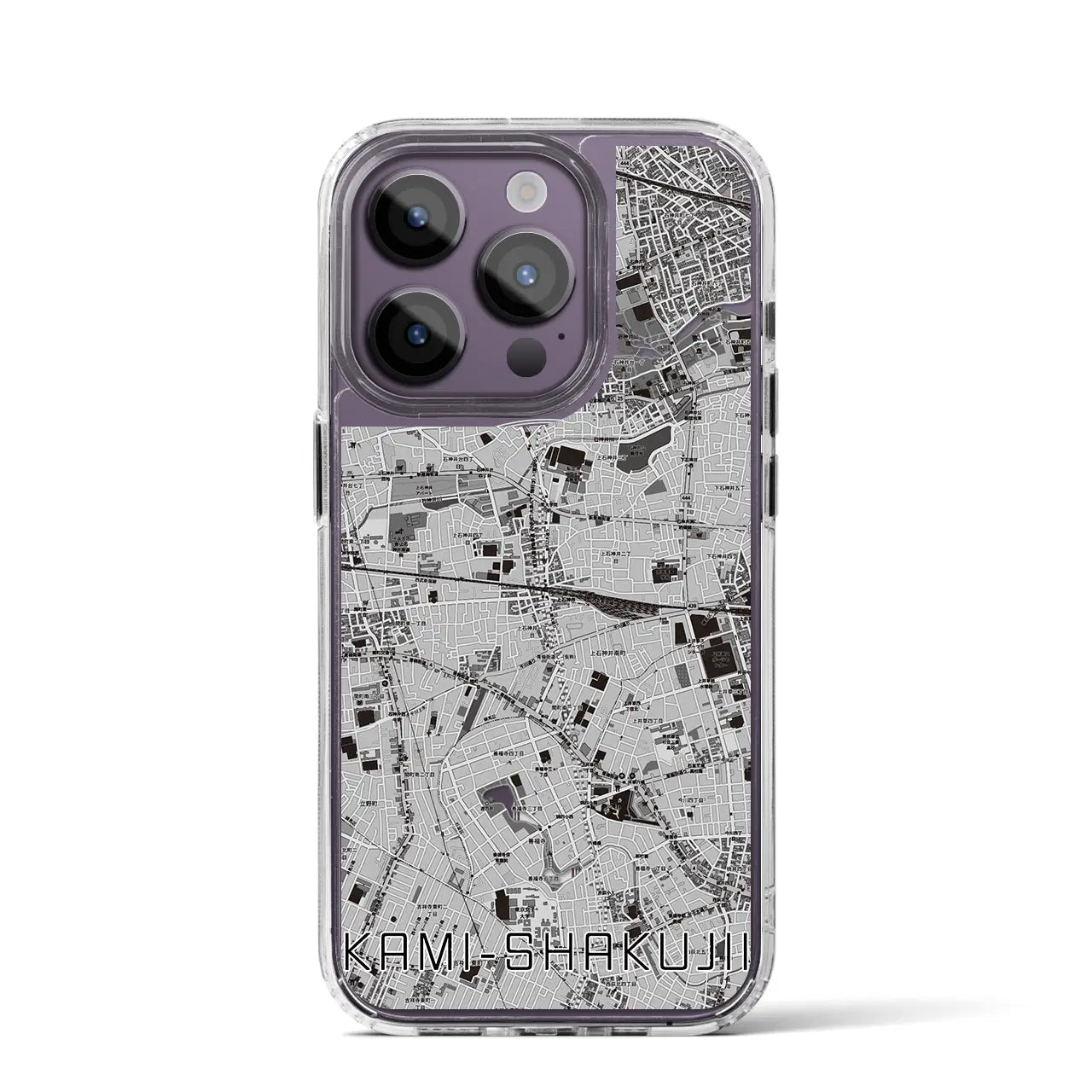 【上石神井(東京都)】地図柄iPhoneケース(MagSafeタイプ)