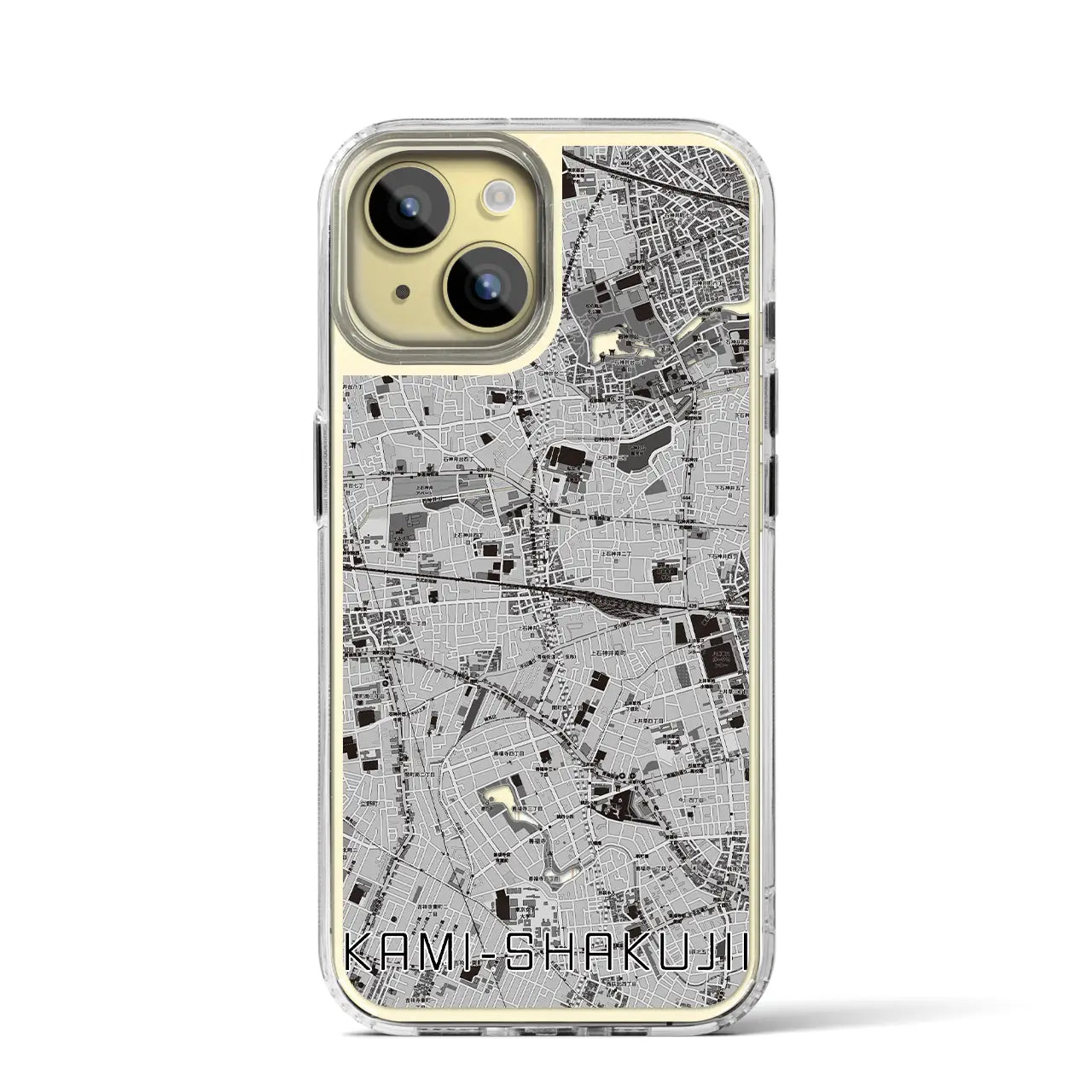 【上石神井(東京都)】地図柄iPhoneケース(MagSafeタイプ)