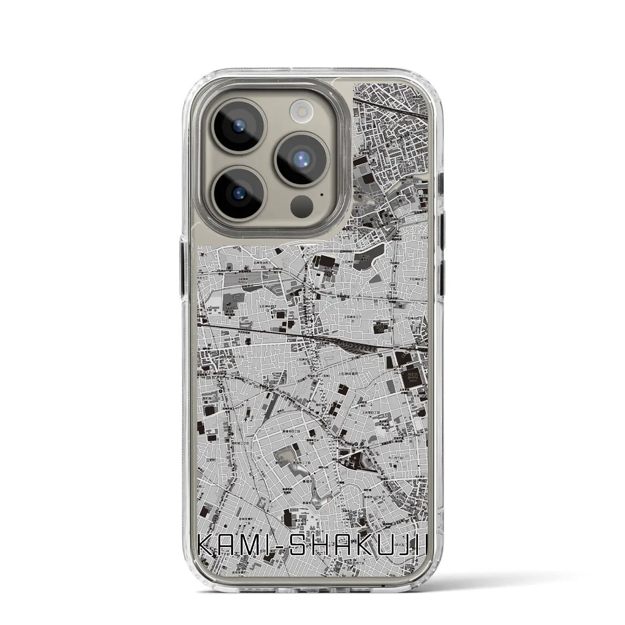 【上石神井(東京都)】地図柄iPhoneケース(MagSafeタイプ)