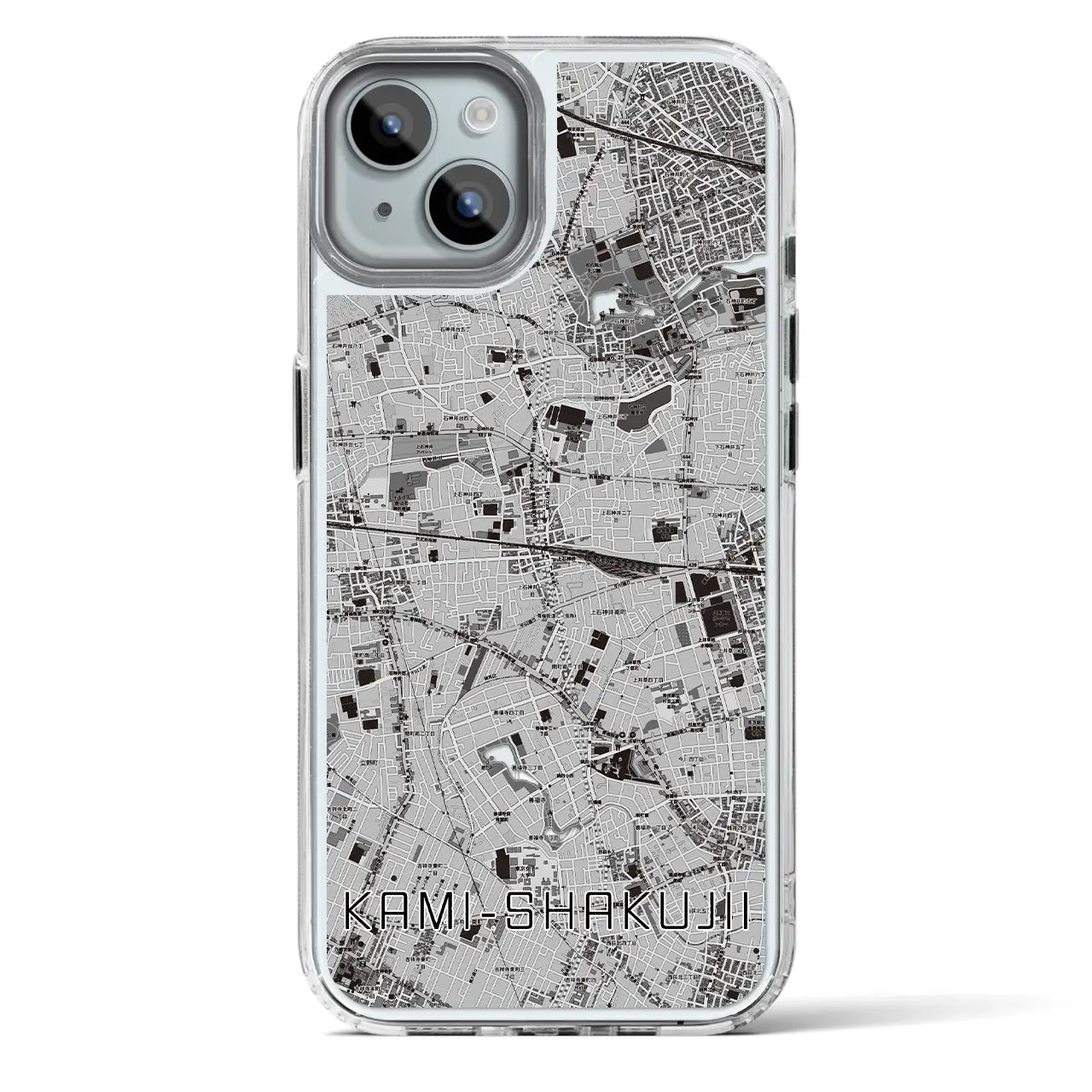 【上石神井(東京都)】地図柄iPhoneケース(MagSafeタイプ)