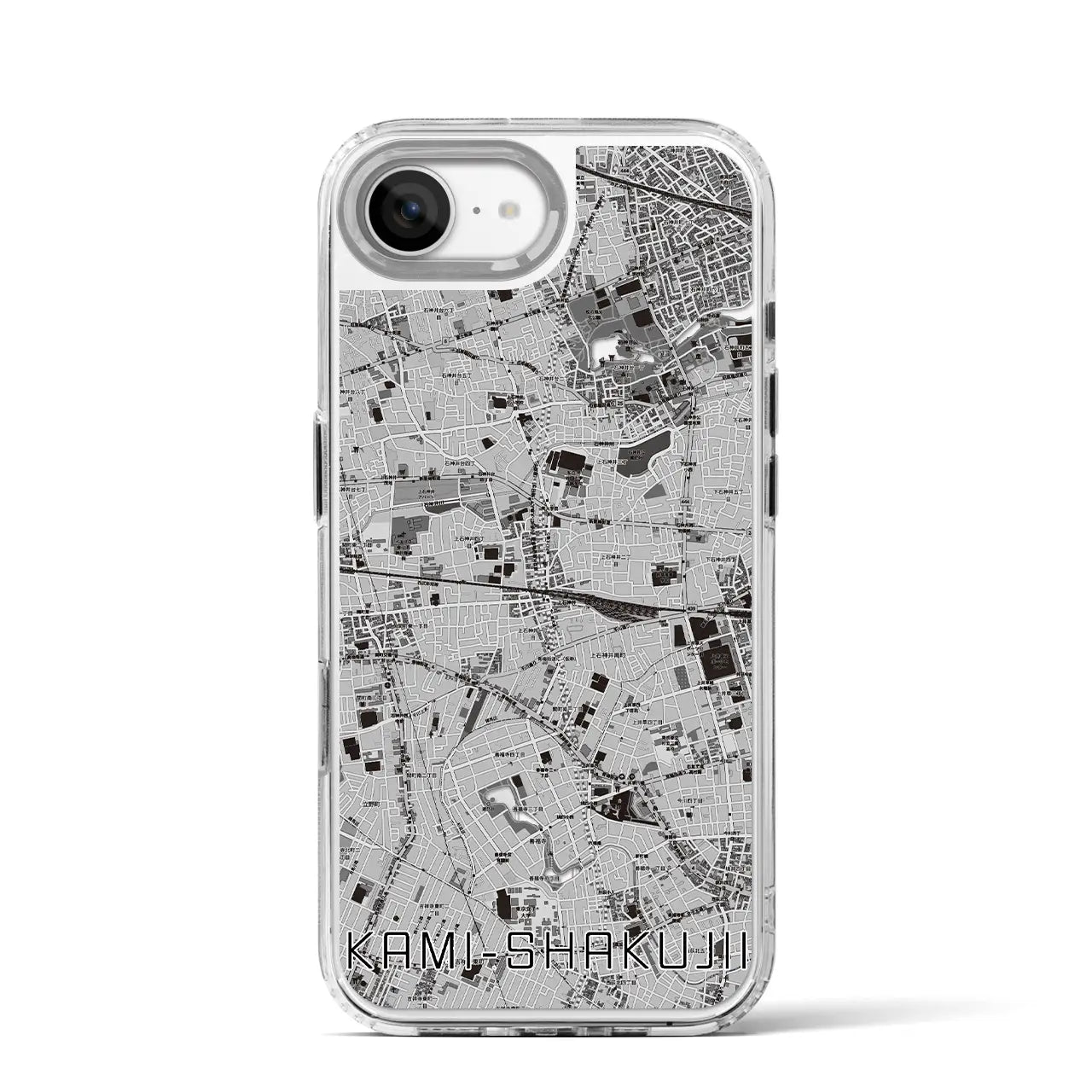 【上石神井(東京都)】地図柄iPhoneケース(MagSafeタイプ)