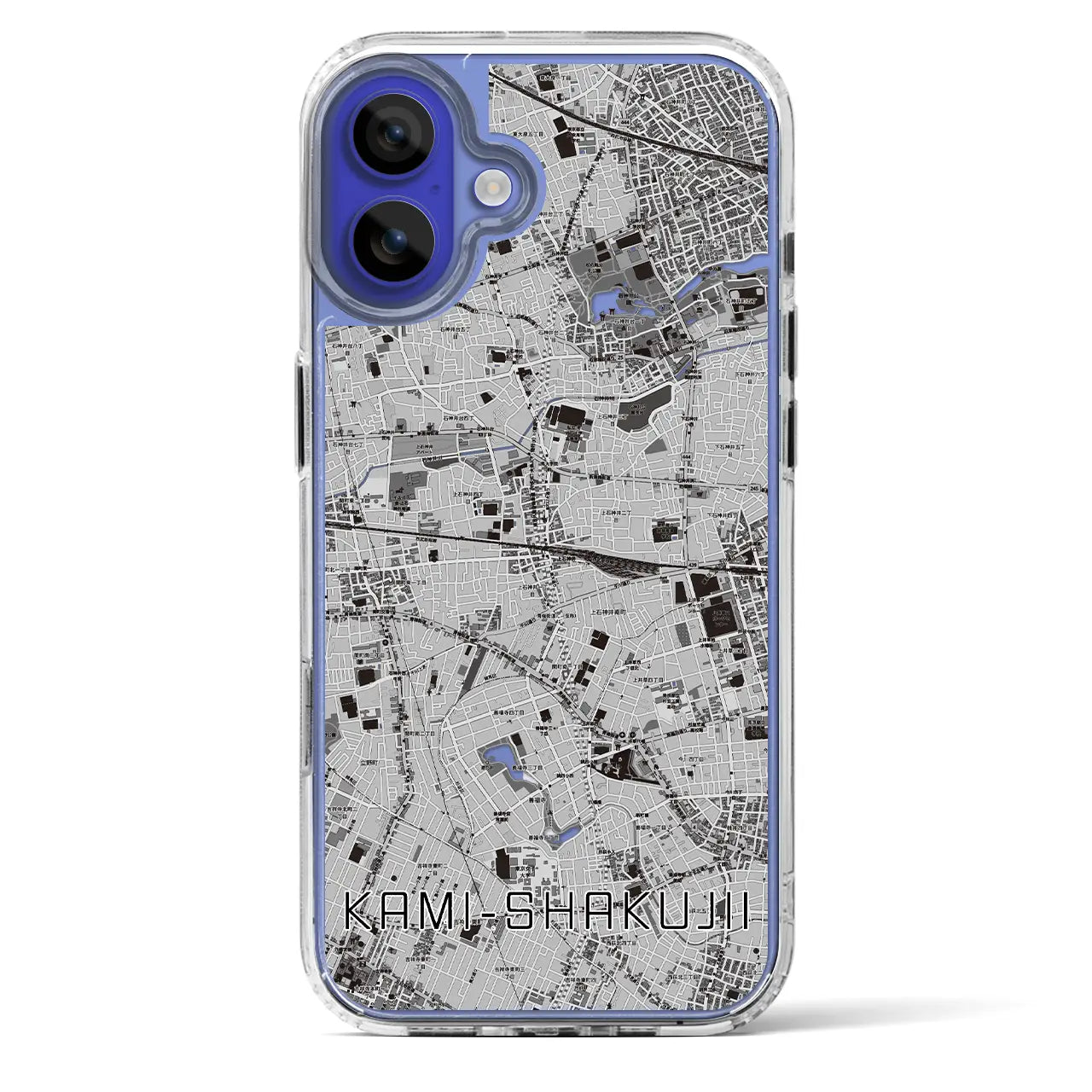 【上石神井(東京都)】地図柄iPhoneケース(MagSafeタイプ)