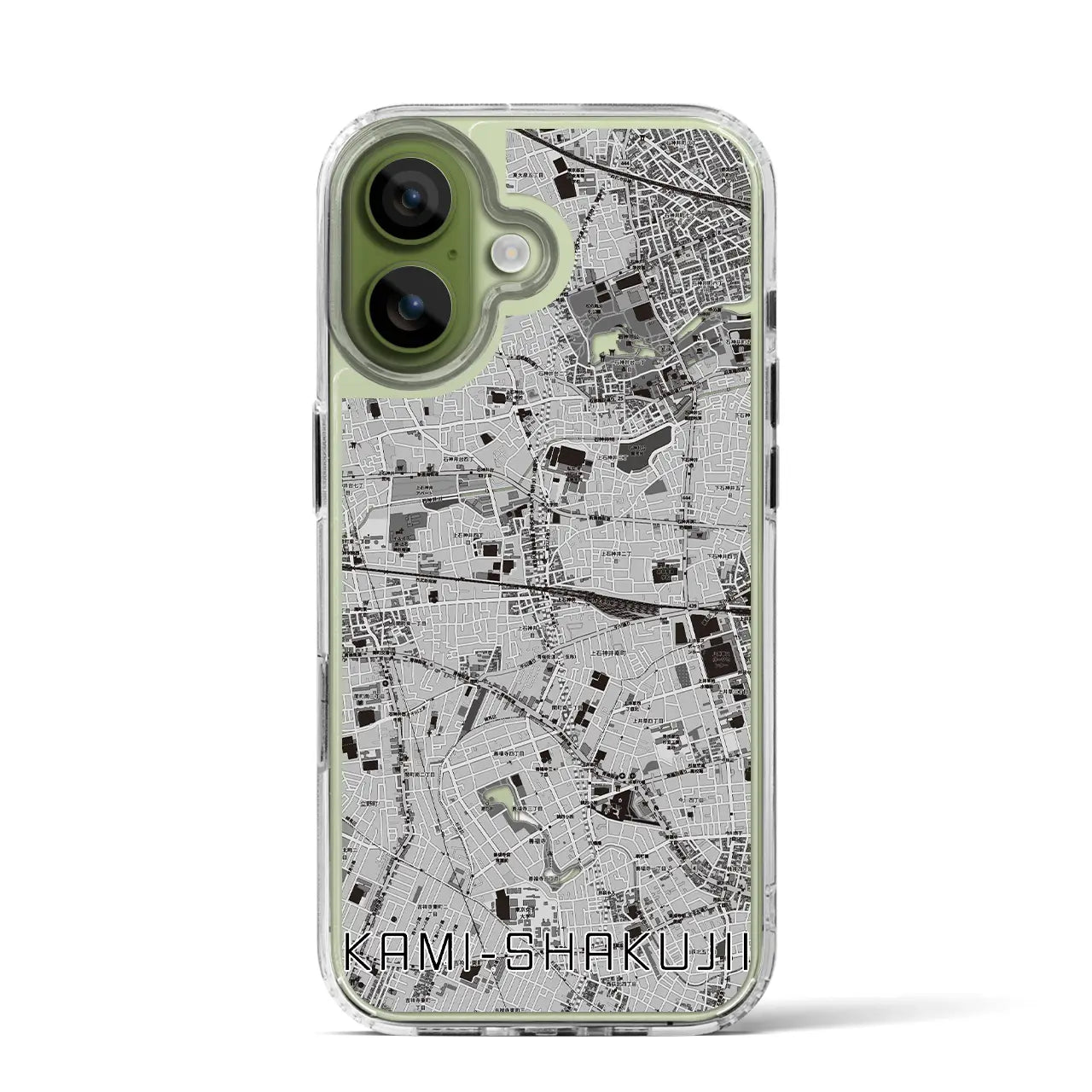 【上石神井(東京都)】地図柄iPhoneケース(MagSafeタイプ)