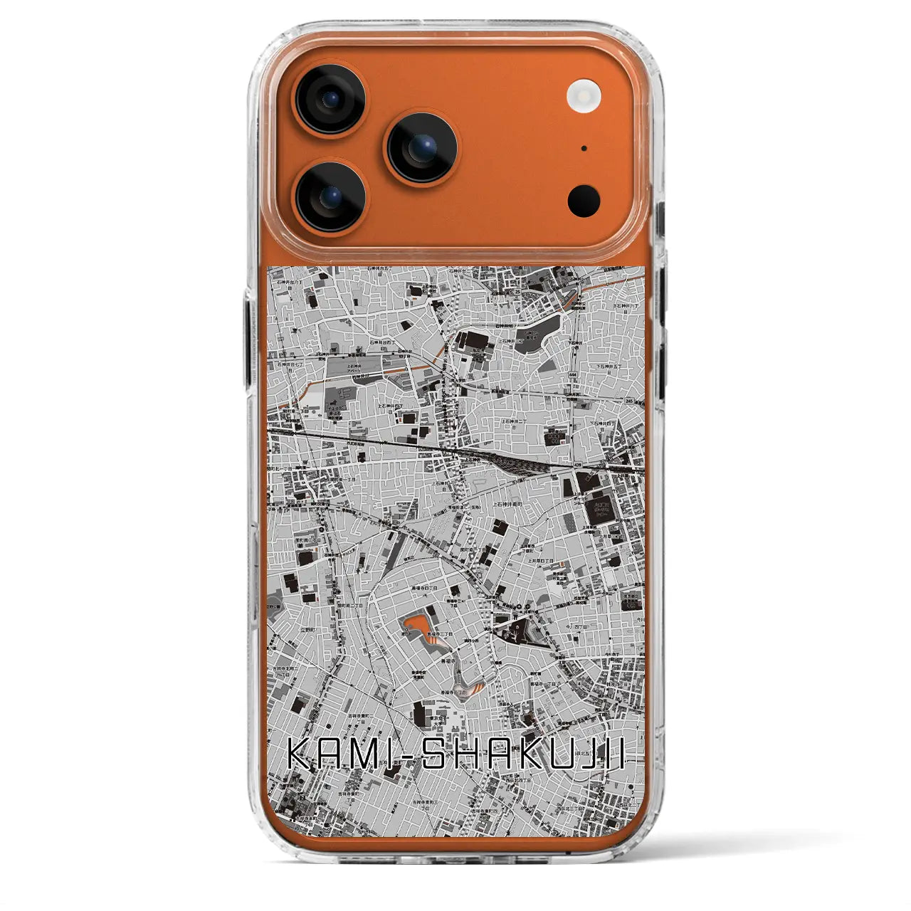 【上石神井(東京都)】地図柄iPhoneケース(MagSafeタイプ)