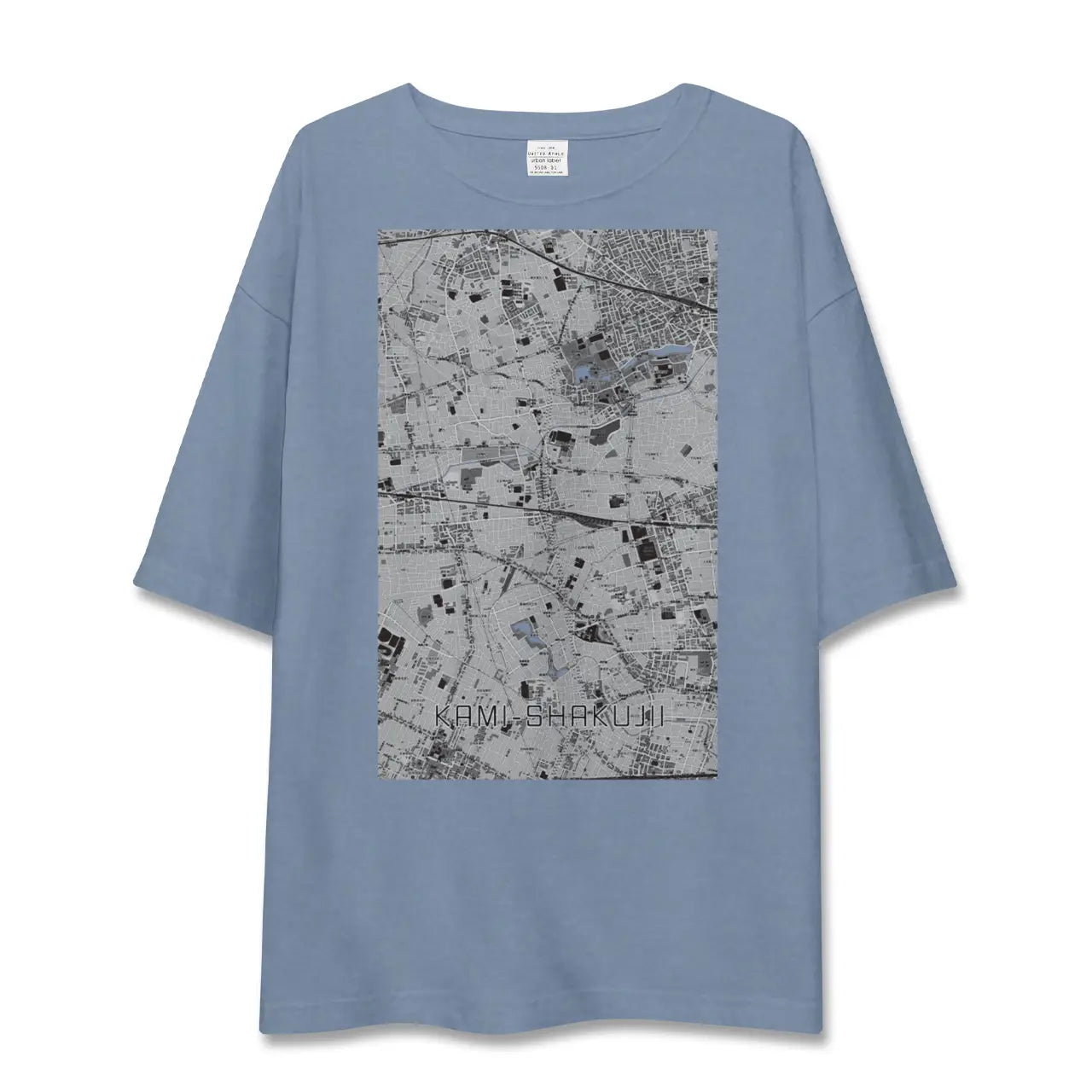 【上石神井(東京都)】地図柄ビッグシルエットTシャツ